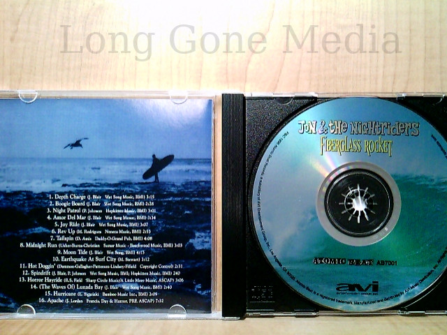 Fiberglass Rocket by Jon & The Nightriders (CD, 1996, Atomic Beat)