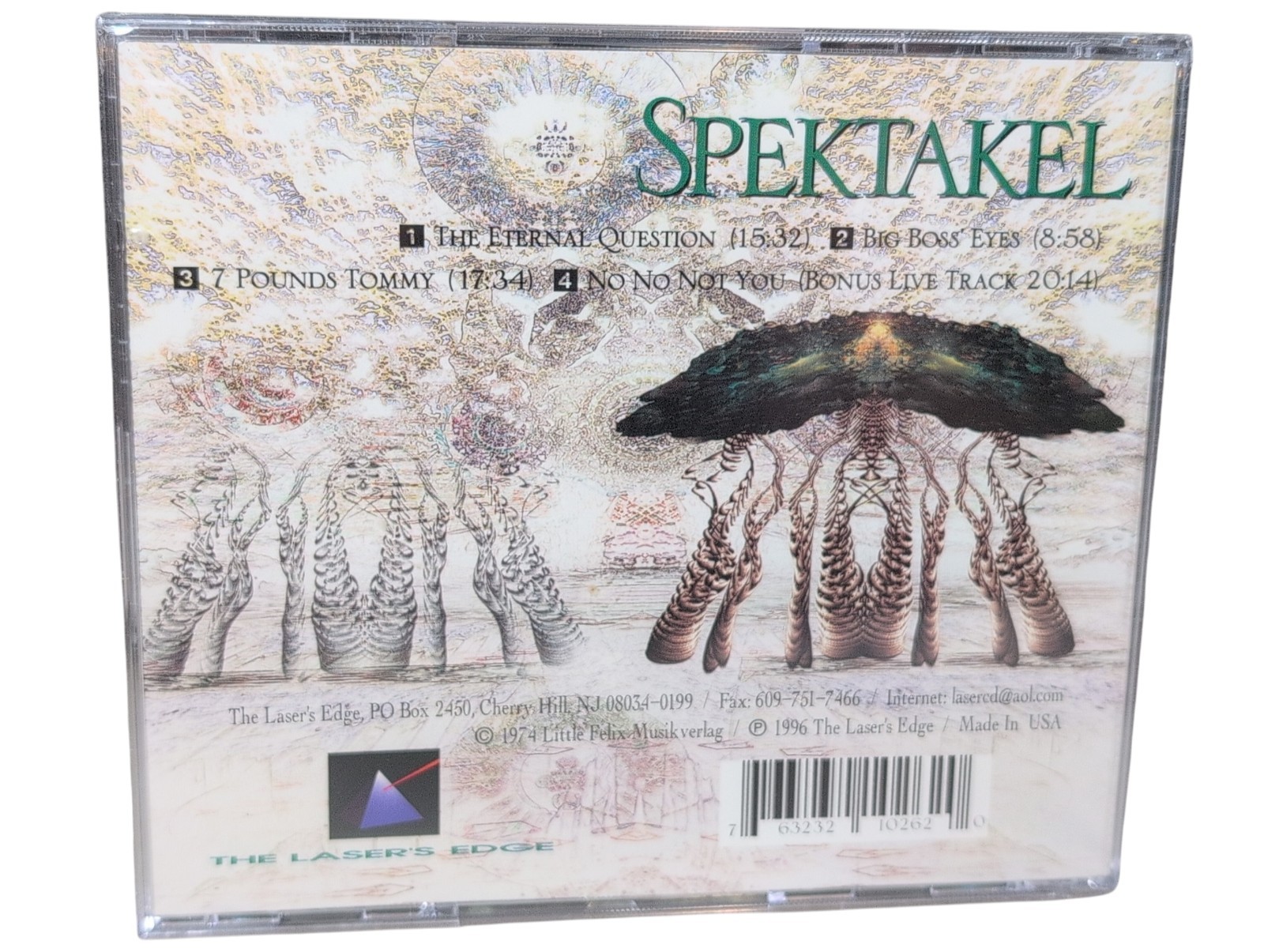 Spektakal Self Titled 1996 German Progressive Rock Recorded In 1974 LE 1026 New