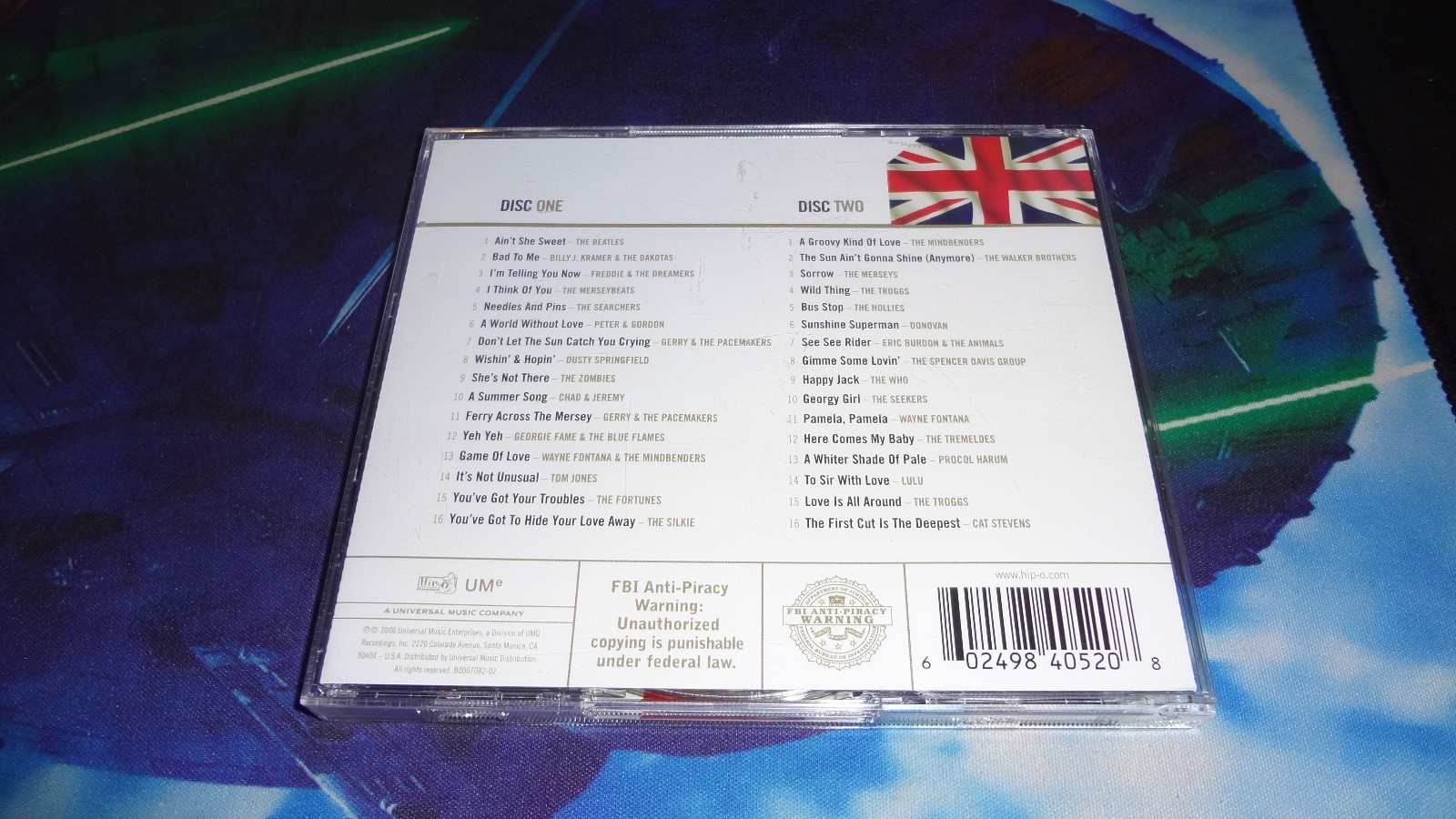British Invasion Gold 2-Disc CD album used good shape
