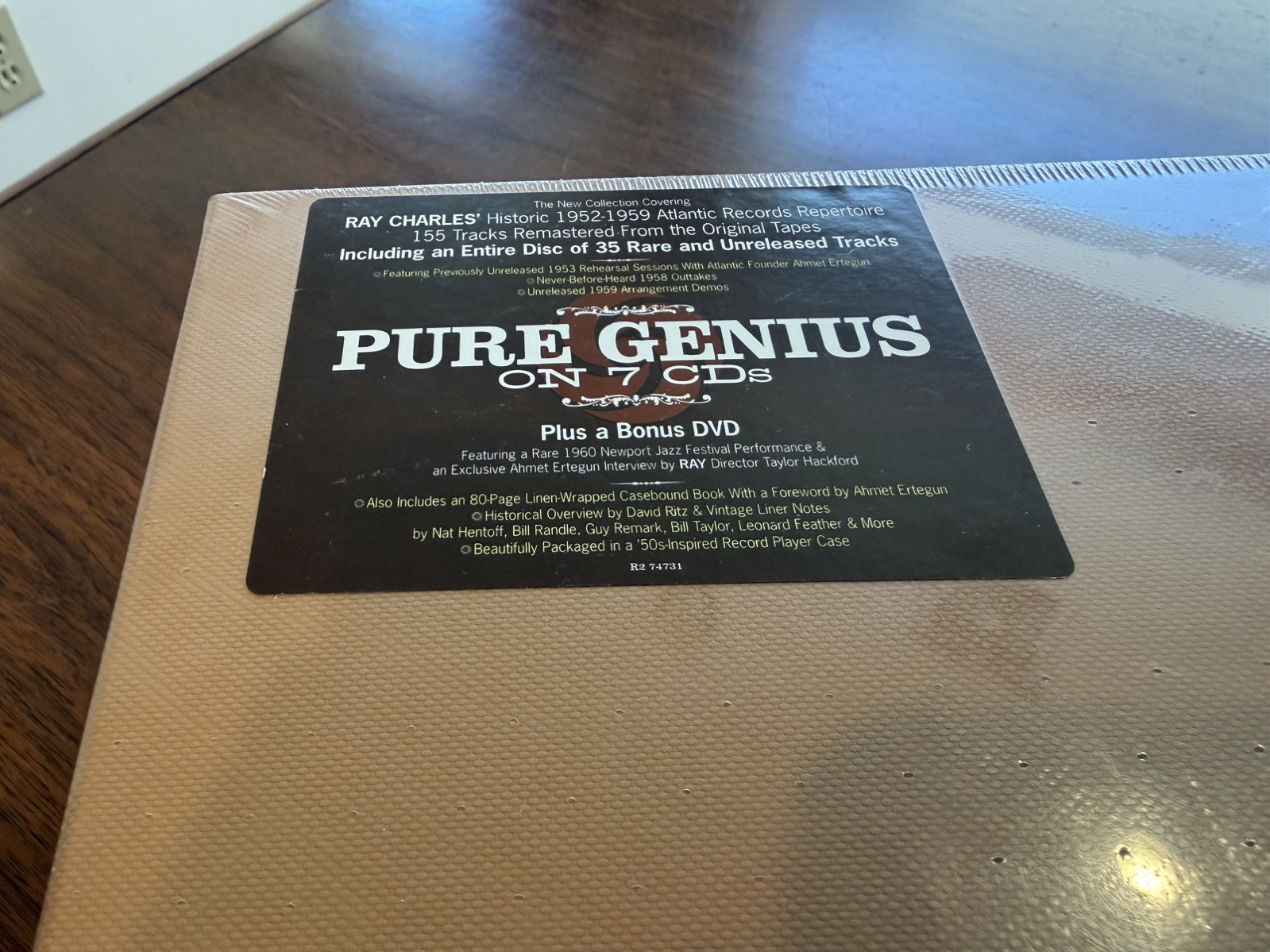 Pure Genius: Collector Atlantic Recordings 1952-59 by Ray Charles STILL SEALED