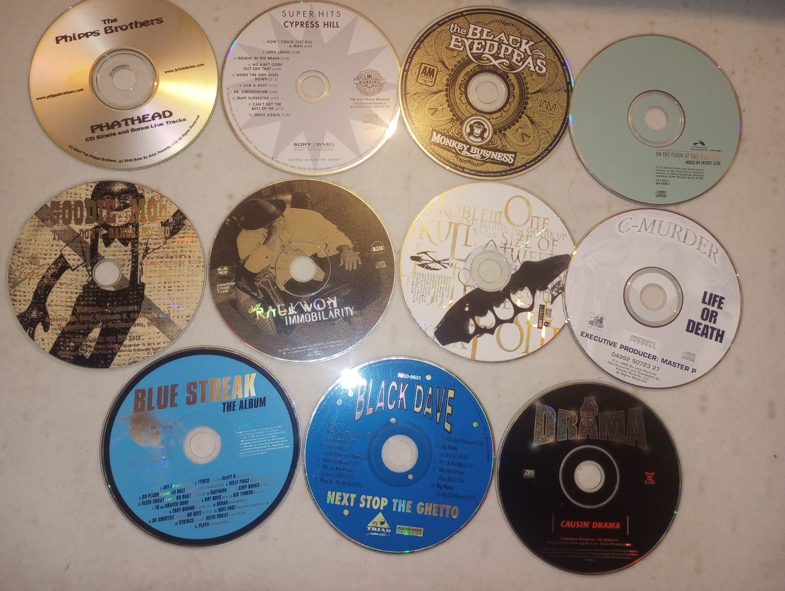 Vintage Rap Hip Hop R & B CD Lot Of 11 - 90s 2000s