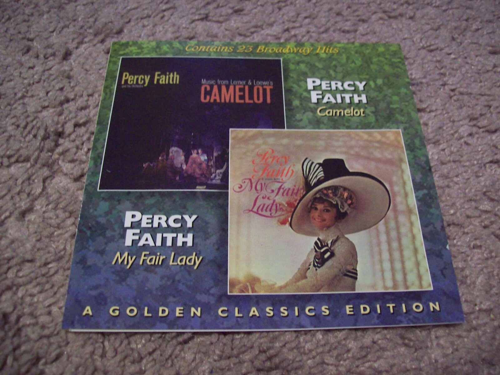 Percy Faith - Camelot / My Fair Lady CD *RARE* 1997 Sony Music Collectables