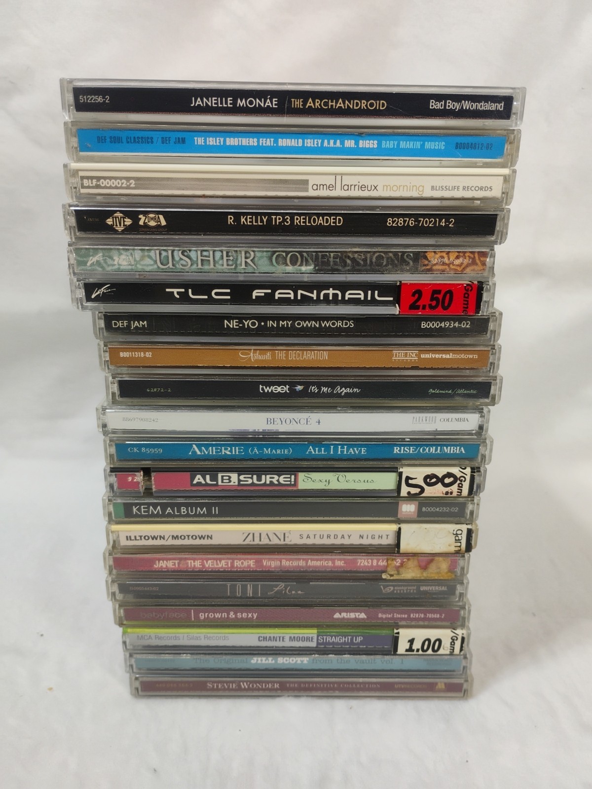 R&B Soul Pop CD Lot of 20 Ashanti Ne Yo TLC Usher Beyonce Babyface Kem 90s 00s