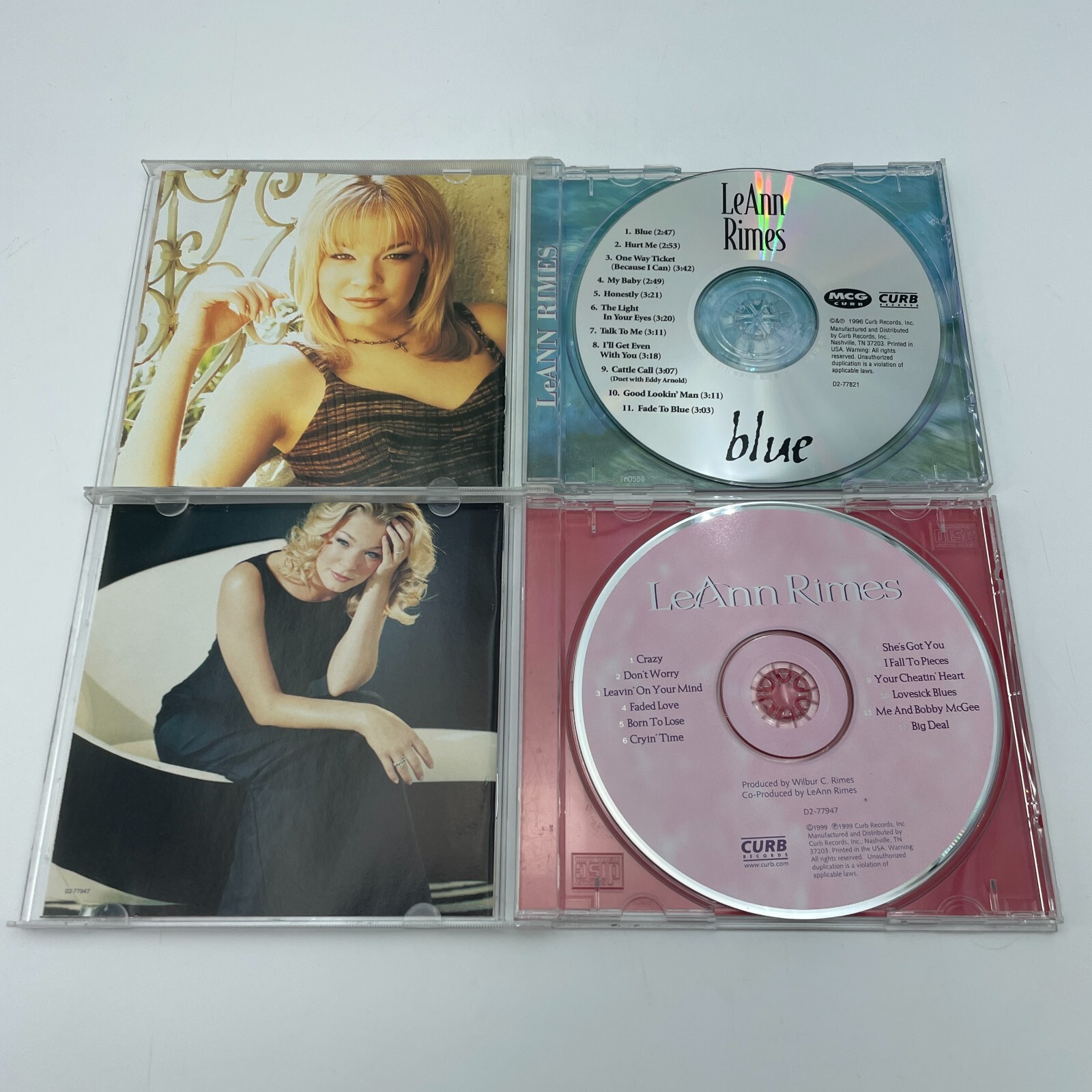 LEANN RIMES CD Lot Sittin On Top Of The World Self Titled Country Pop 2 Disc