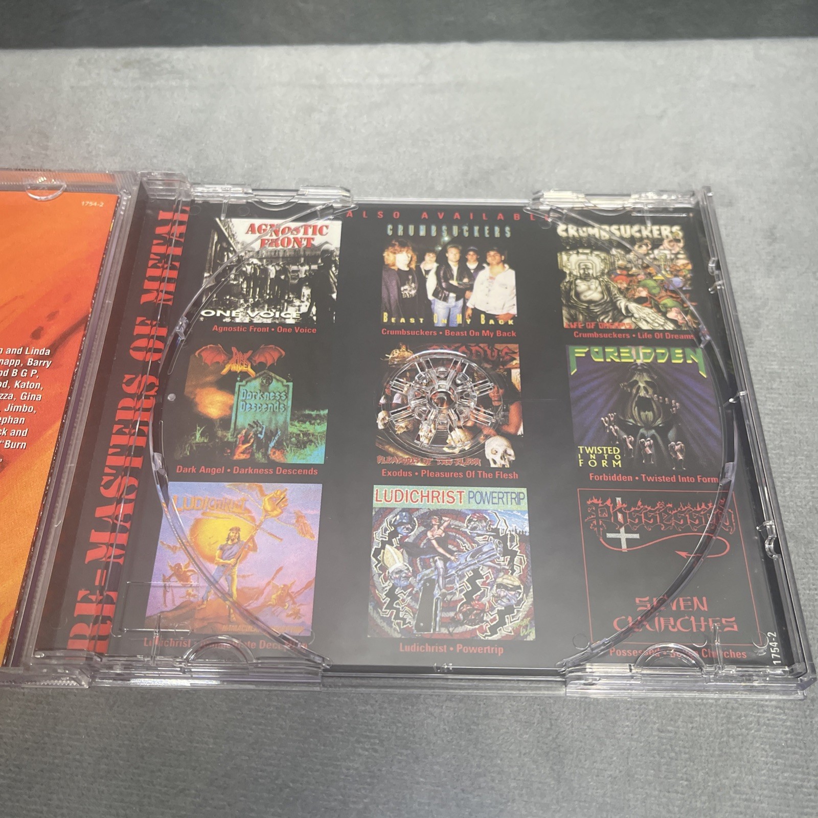 Possessed Beyond The Gates CD Thrash Speed Metal Reissue & Remaster