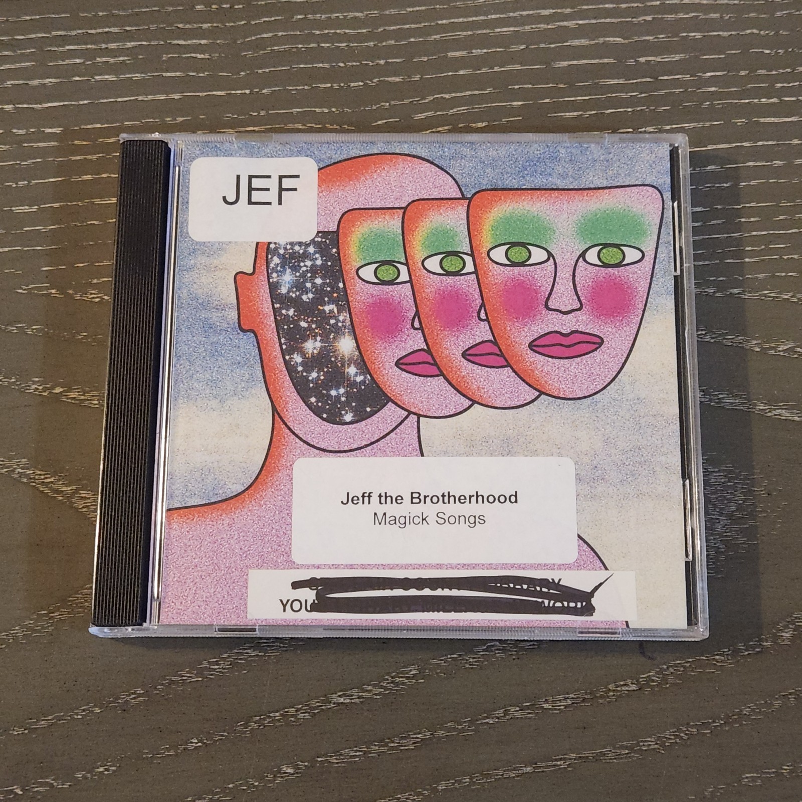 Jeff the Brotherhood Magick Songs CD Indie Rock Former Library Copy