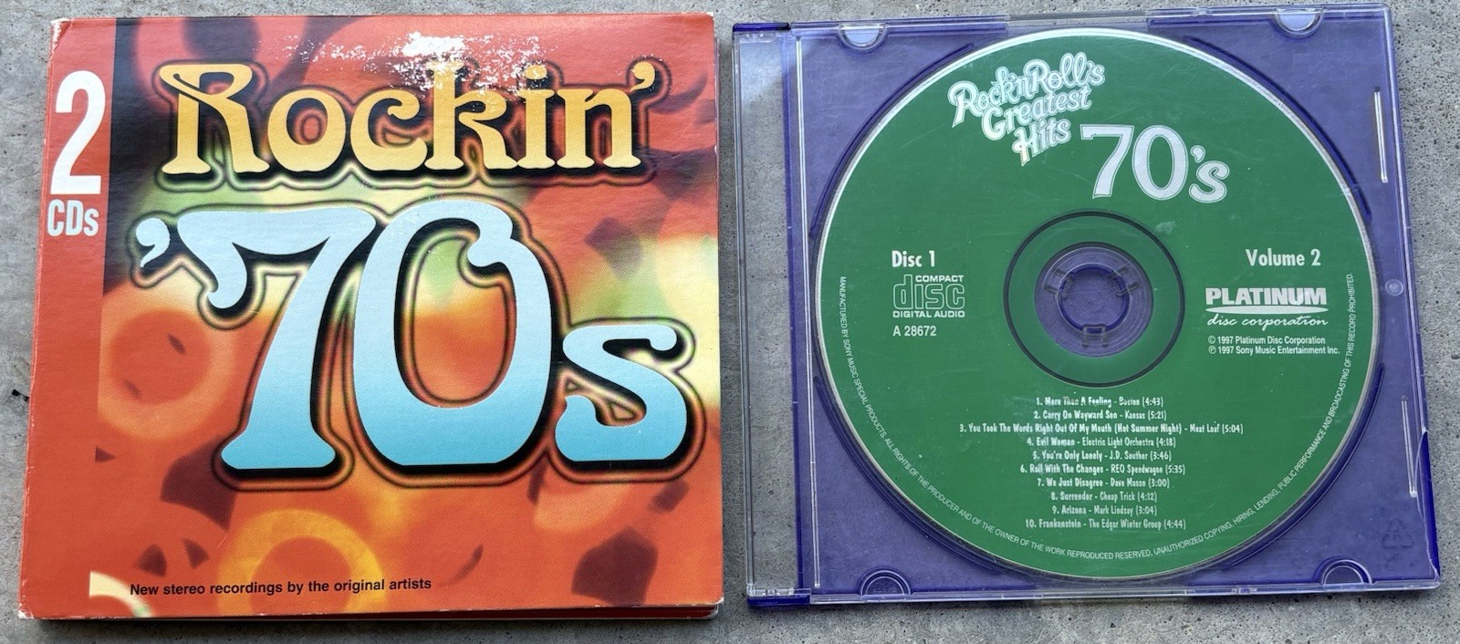 Various Artists – Rockin' 70's 2CD & Rock 'N Roll's Greatest Hits 70's Vol. 2 CD