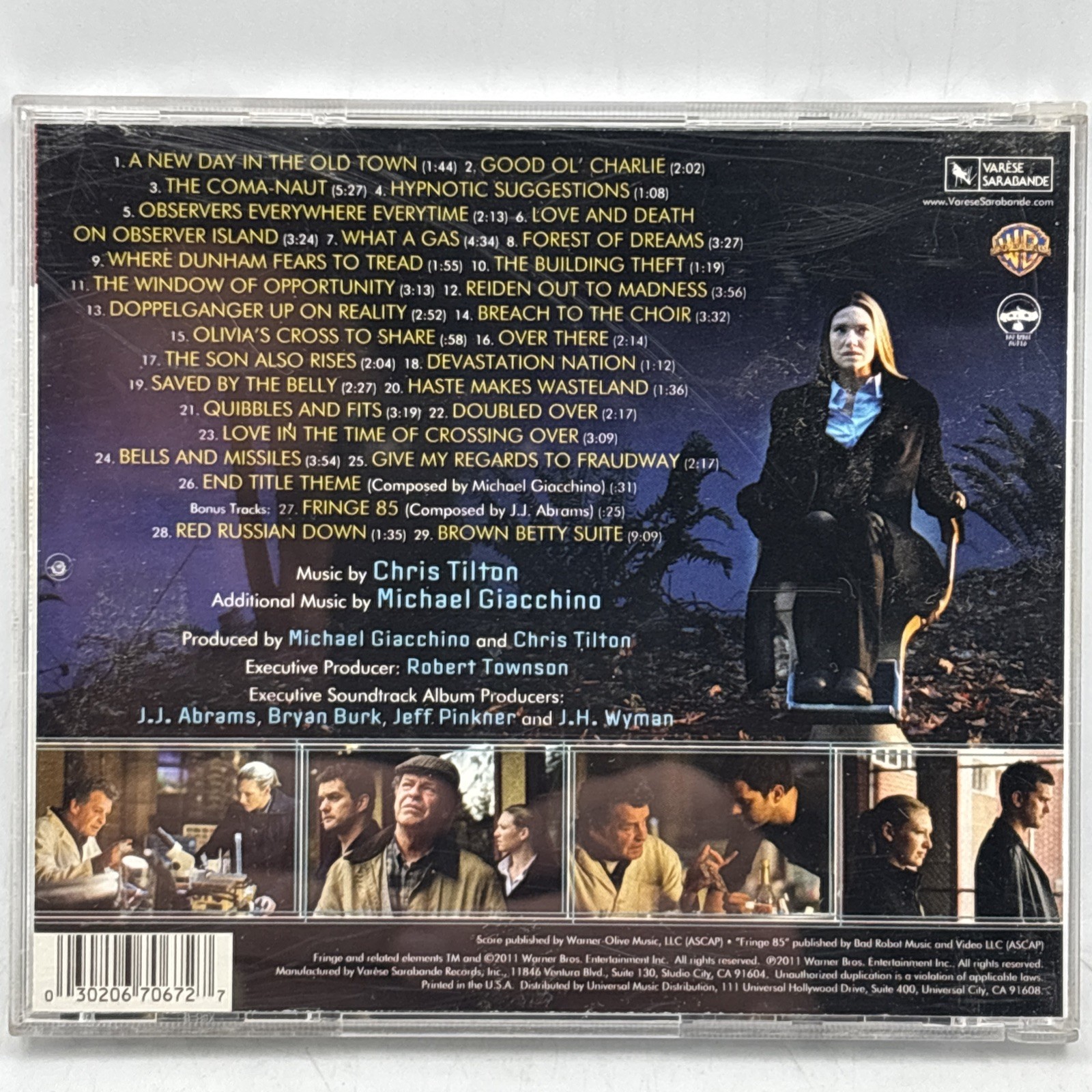 Michael Giacchino, Chris Tilson and Chad Seite Fringe: Season 1 & 2 (CD)