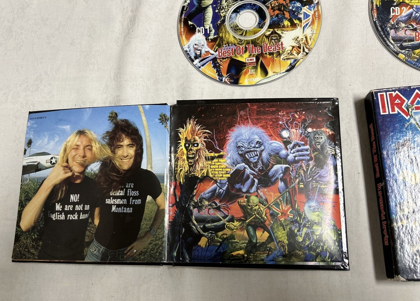 *RARE* IRON MAIDEN-BEST OF THE BEAST-1996 UK IMPORT 2-CD BOXSET WITH BOOKLET EMI