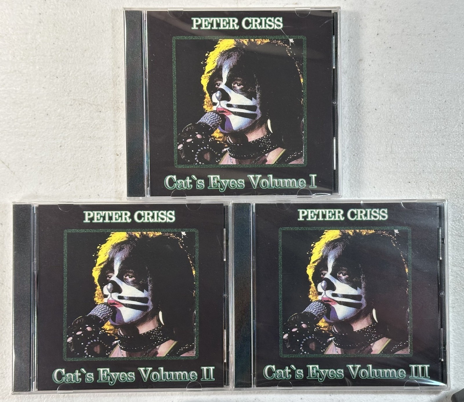 Peter Criss - Cat's Eyes: Vol. 1-3 *SEALED CD BUNDLE* KISS, 1, 2, 3