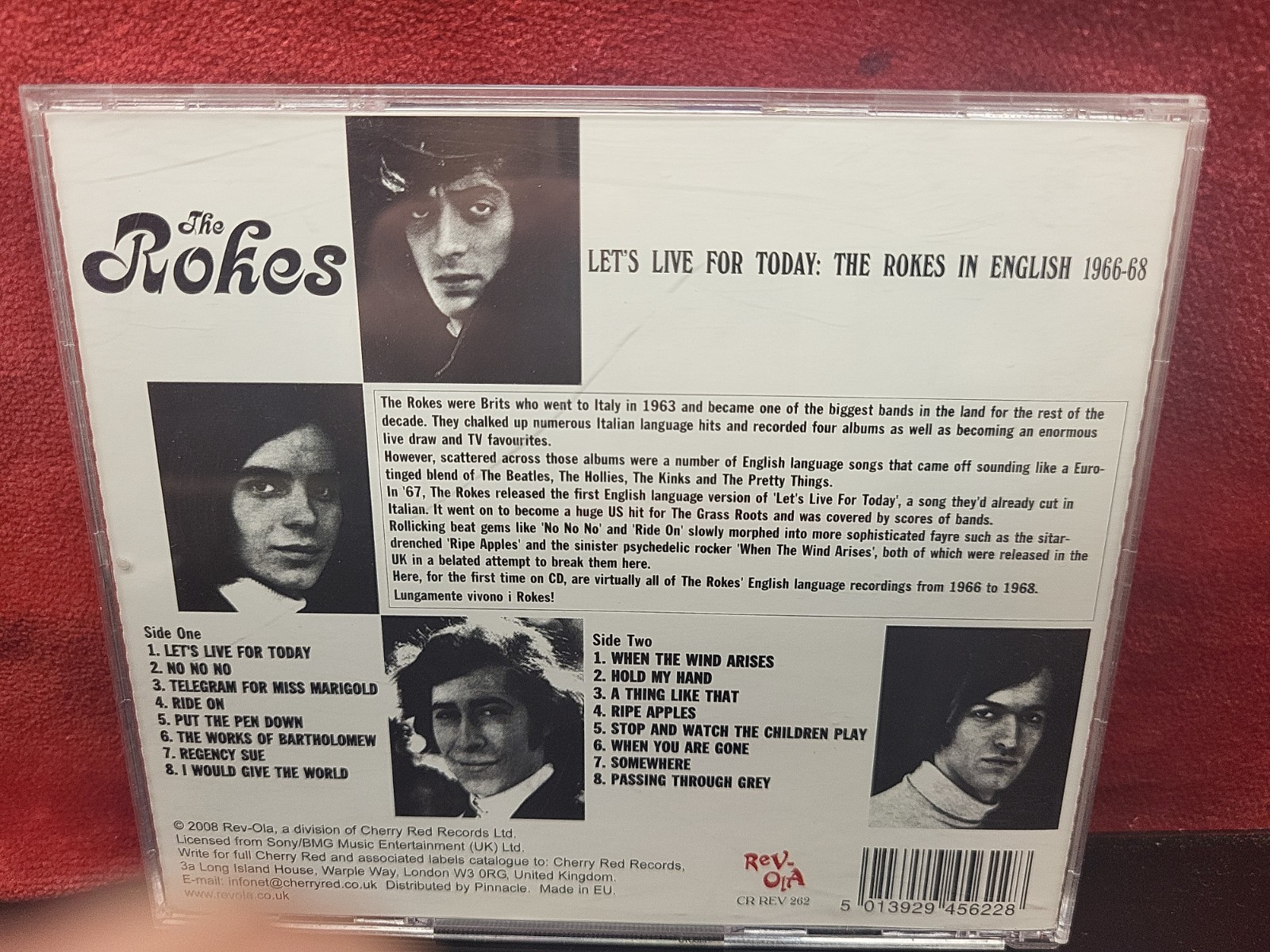 The Rokes – Let's Live For Today: The Rokes In English 1966-68 (CD, 2008, Rev)