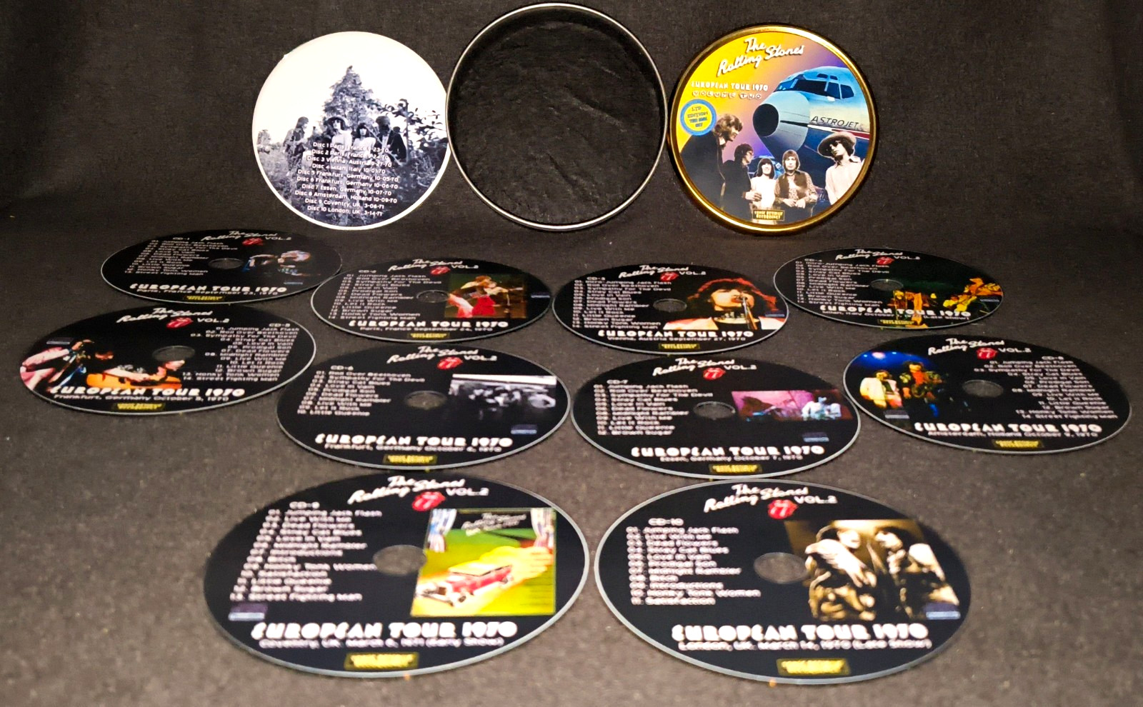 The Rolling Stones 1970 European Tour Volume Two Metal Canister 10 disc set NEW