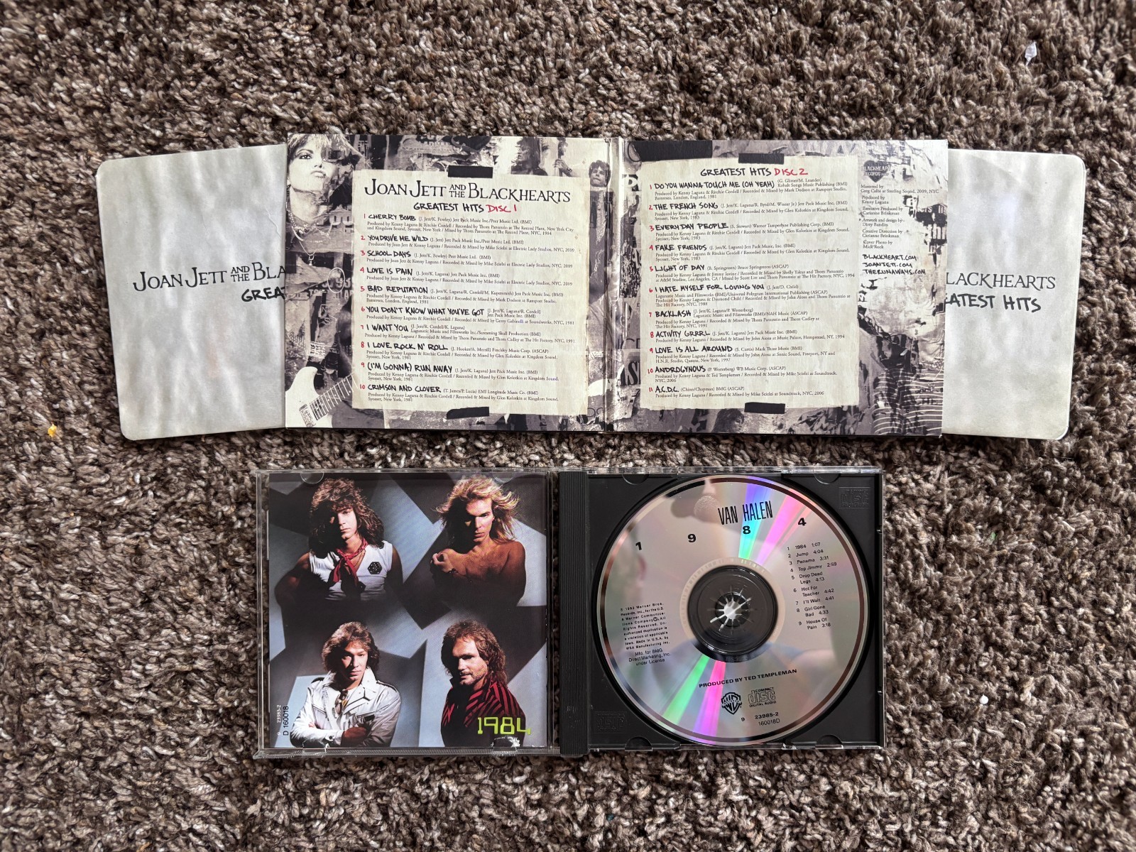 Classic Hair Metal Glam Rock 80/90s 8 CD LOT Motley Crue Skid Row Guns N' Roses