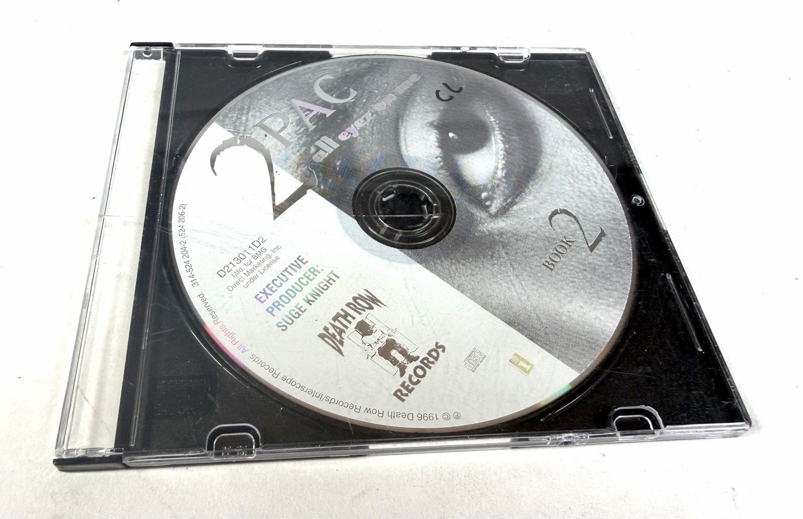 Tupac 2pac-All Eyes On Me CD 2001 Death Row Records - Disc Only