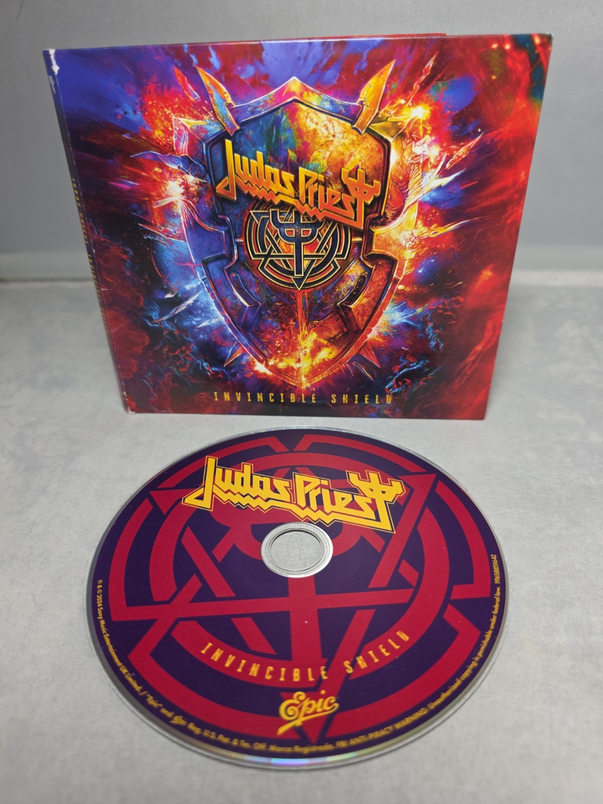Invincible Shield by Judas Priest CD 2024 Authentic Tested Mint