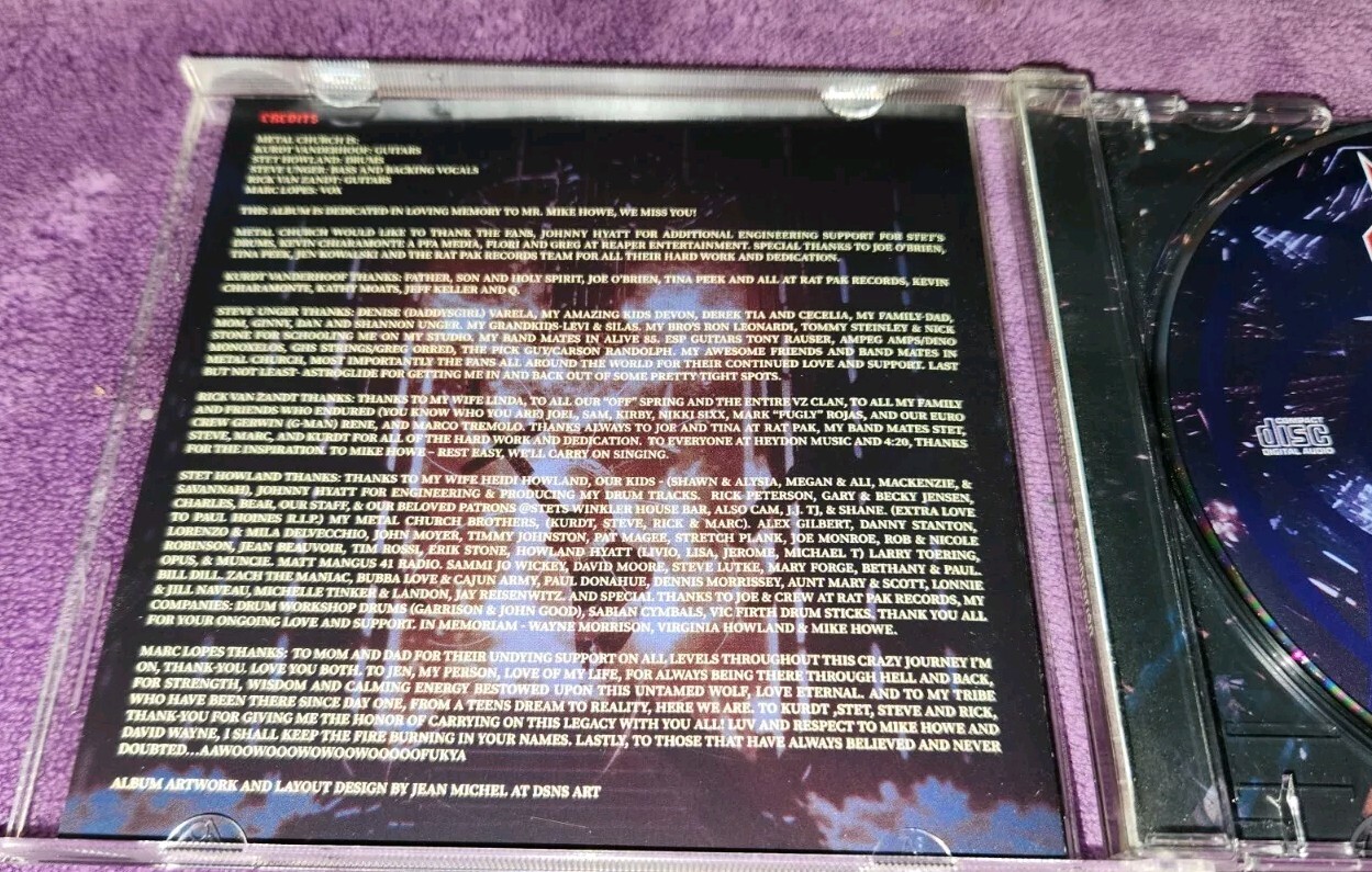 METAL CHURCH: Congregation Of Annihilation CD 2023 Rat Pak Records with sticker
