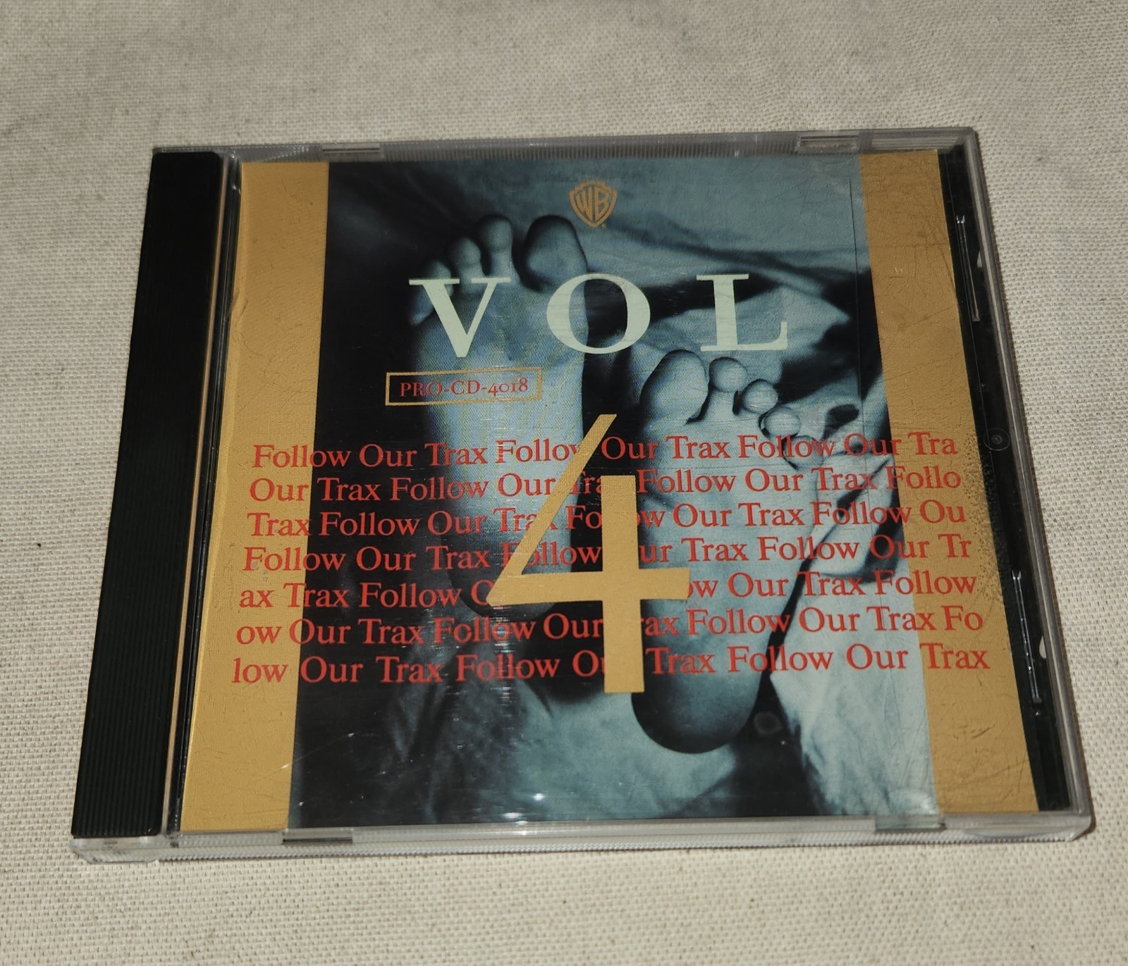 FOLLOW OUR TRAX VOL. IV WARNER BROS. PROMO ONLY CD 1990 WB ELECTRONIC OFRA HAZA