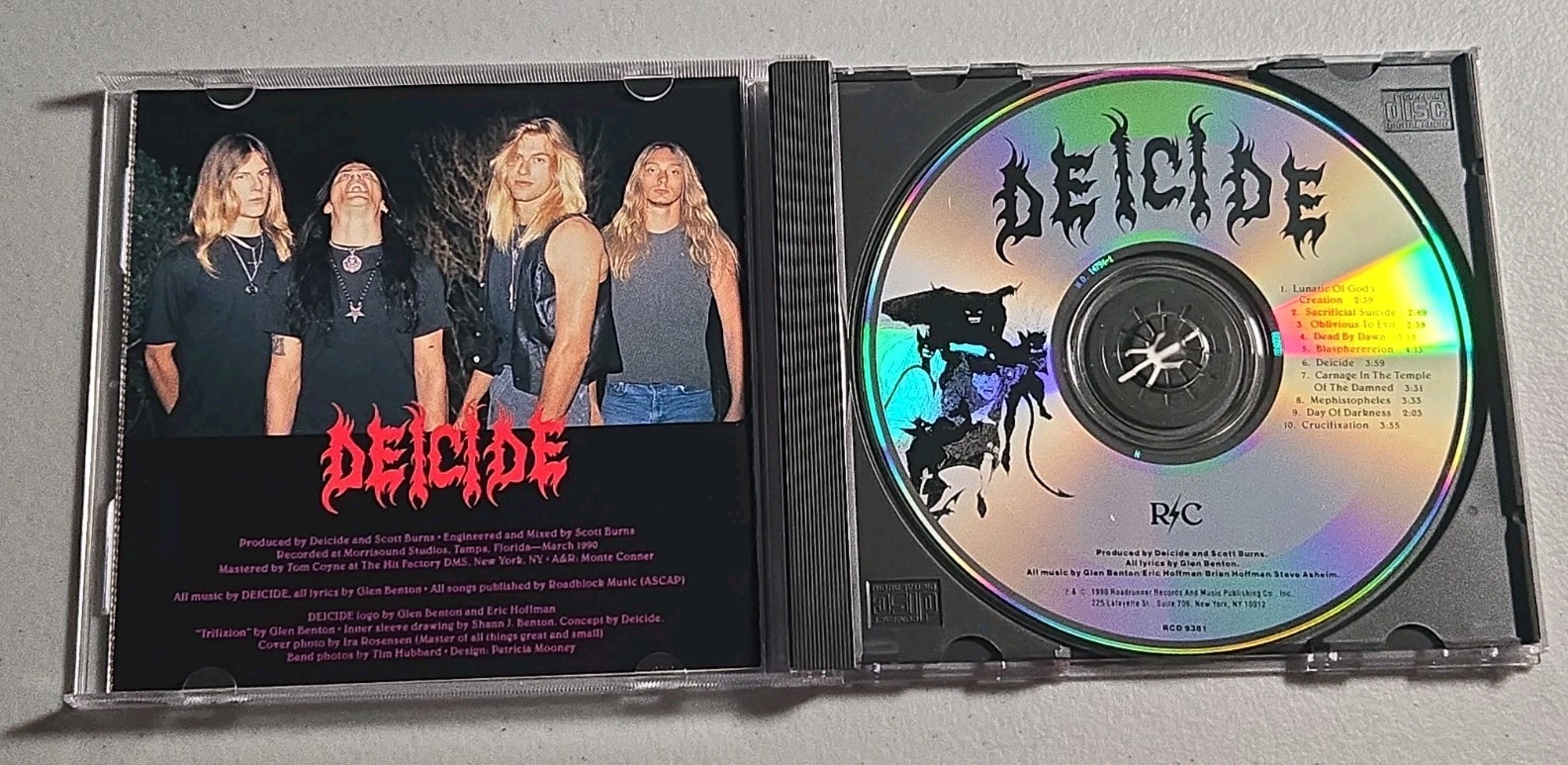 HTF Death Metal 90s Lot of 4 Bolt Thrower, Dark Angel, Deicide and Morbid Angel