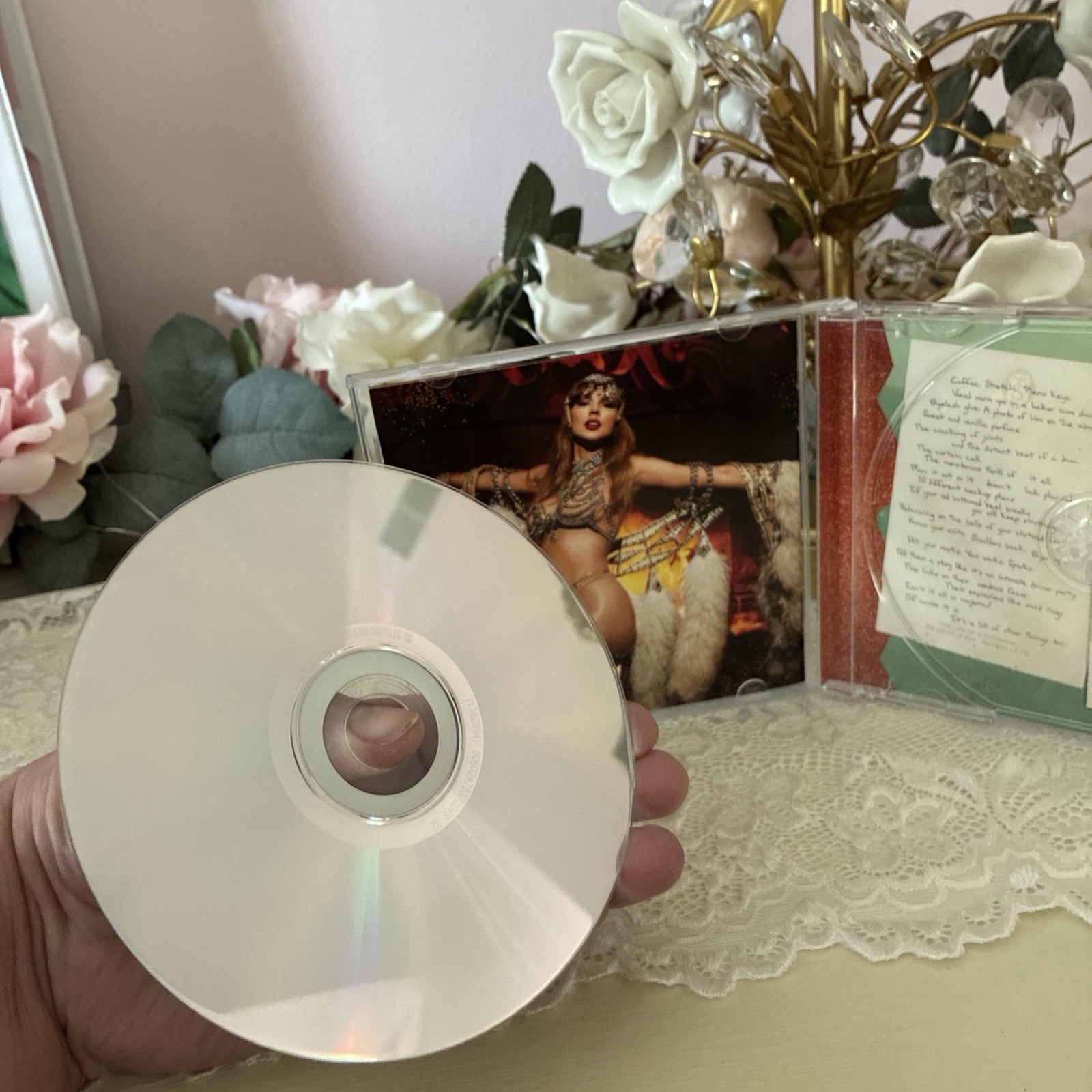 Taylor Swift: The Life of a Showgirl CD Opened