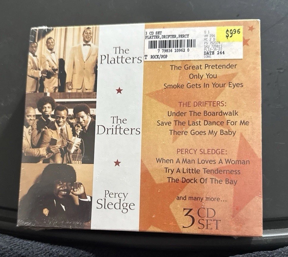 STARS 30 GOLDEN CLASSICS 3CD SET- PLATTERS, DRIFTERS, PERCY SLEDGE New/Sealed