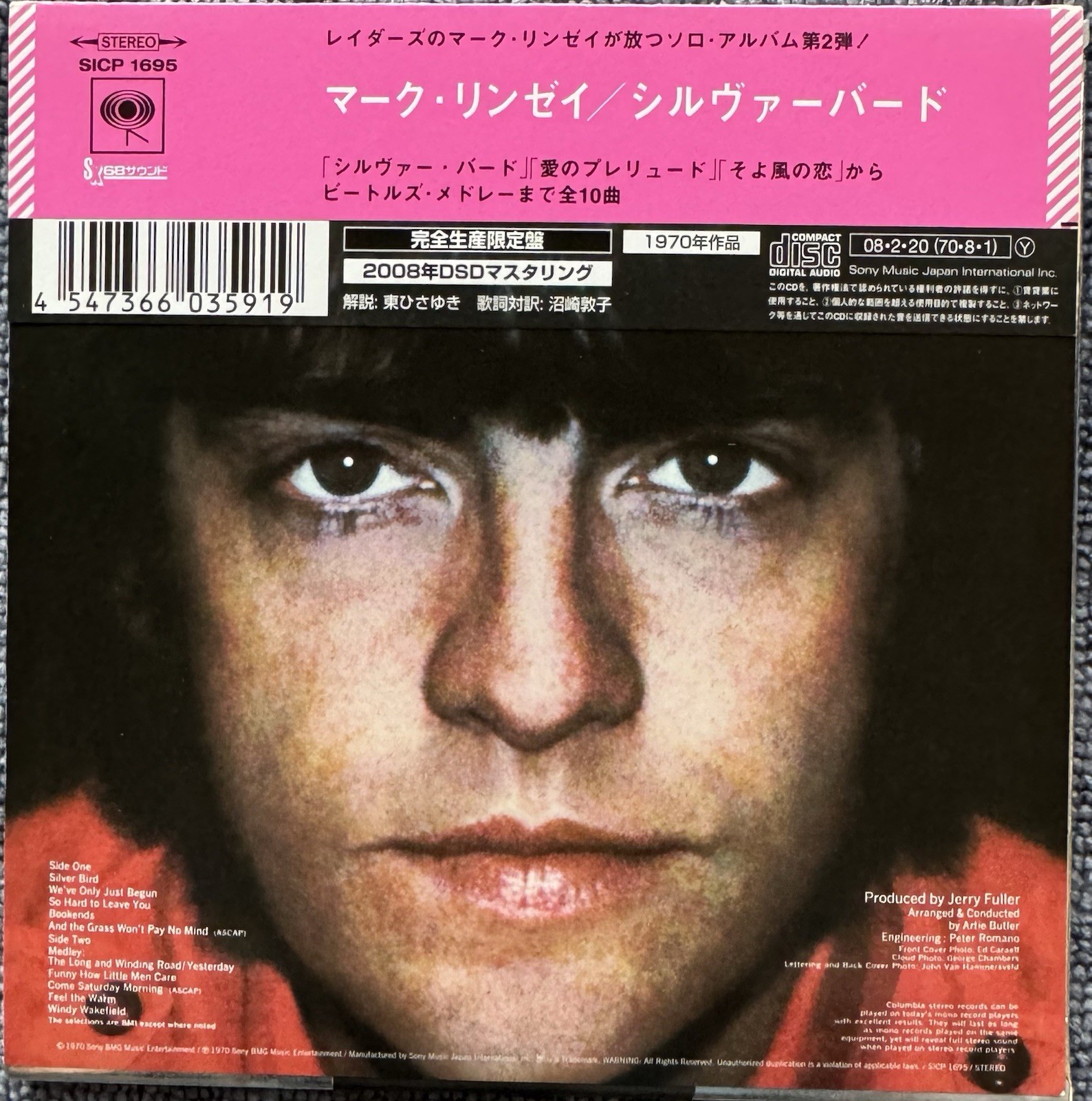 Mark Lindsay - Silverbird (Authentic Japan Mini LP CD, Near Mint, 2008)