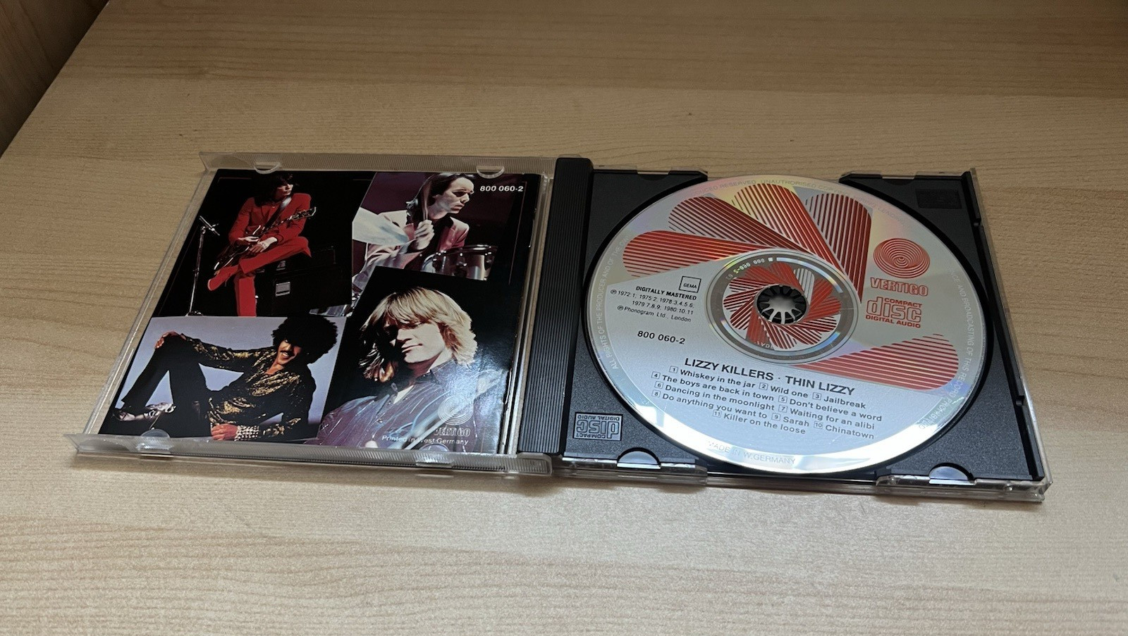 Thin Lizzy - Lizzy Killers CD Vertigo Import W. Germany Original 70s OOP RARE