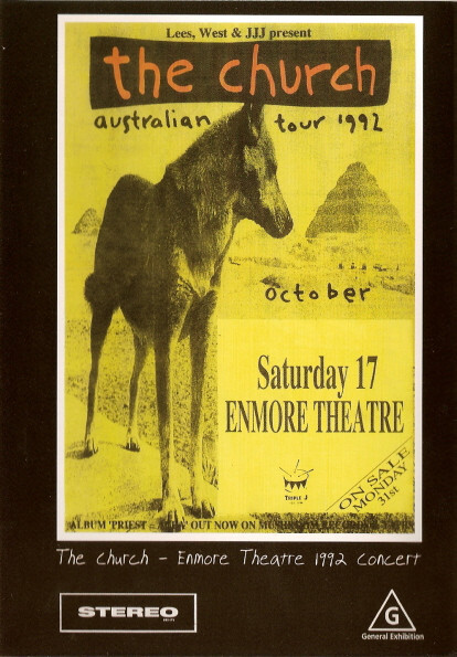 The Church - Enmore Theatre 1992 Concert (DVD-V, NTSC, All) (Near Mint (NM or M-