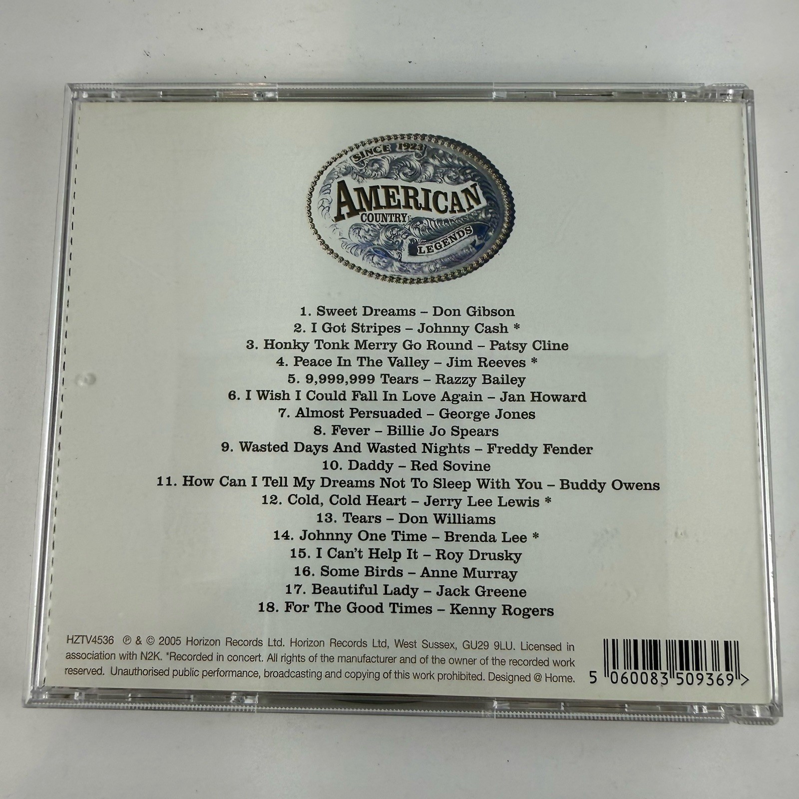 American Country Legends (4-CD Set) Volume's One-Two-Three-Four