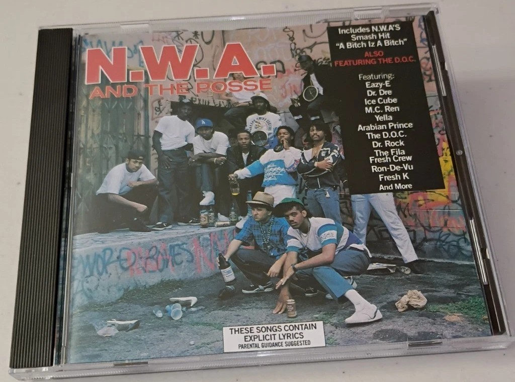 NWA & The Posse CD 1989 Priority Eazy-E DR. DRE Ice Cube D.O.C. RARE OOP HTF RAP
