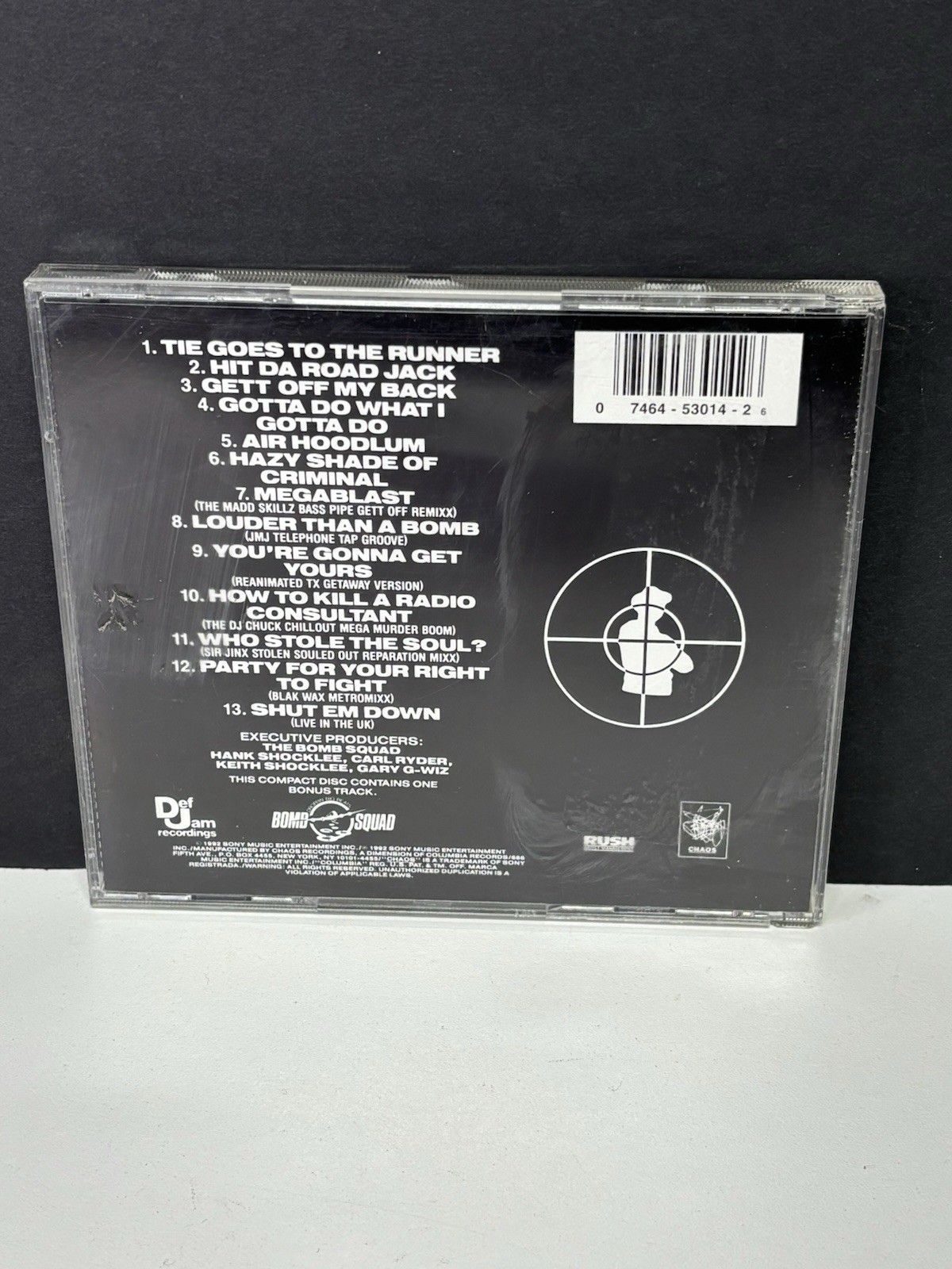 Public Enemy - Greatest Misses CD 1992 Def Jam Chuck D Flavor Flav. *TESTED*