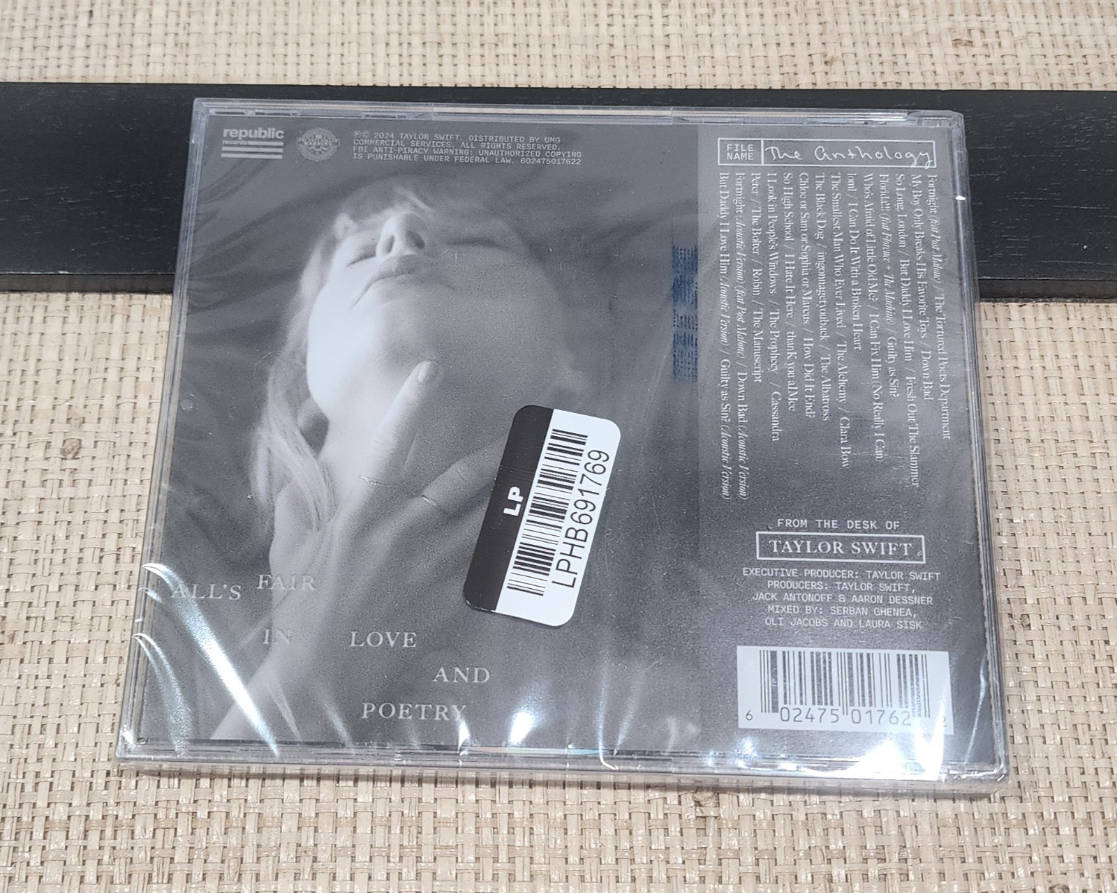 Taylor Swift The Tortured Poets Department Anthology CD Target Excl. NEW SEALED