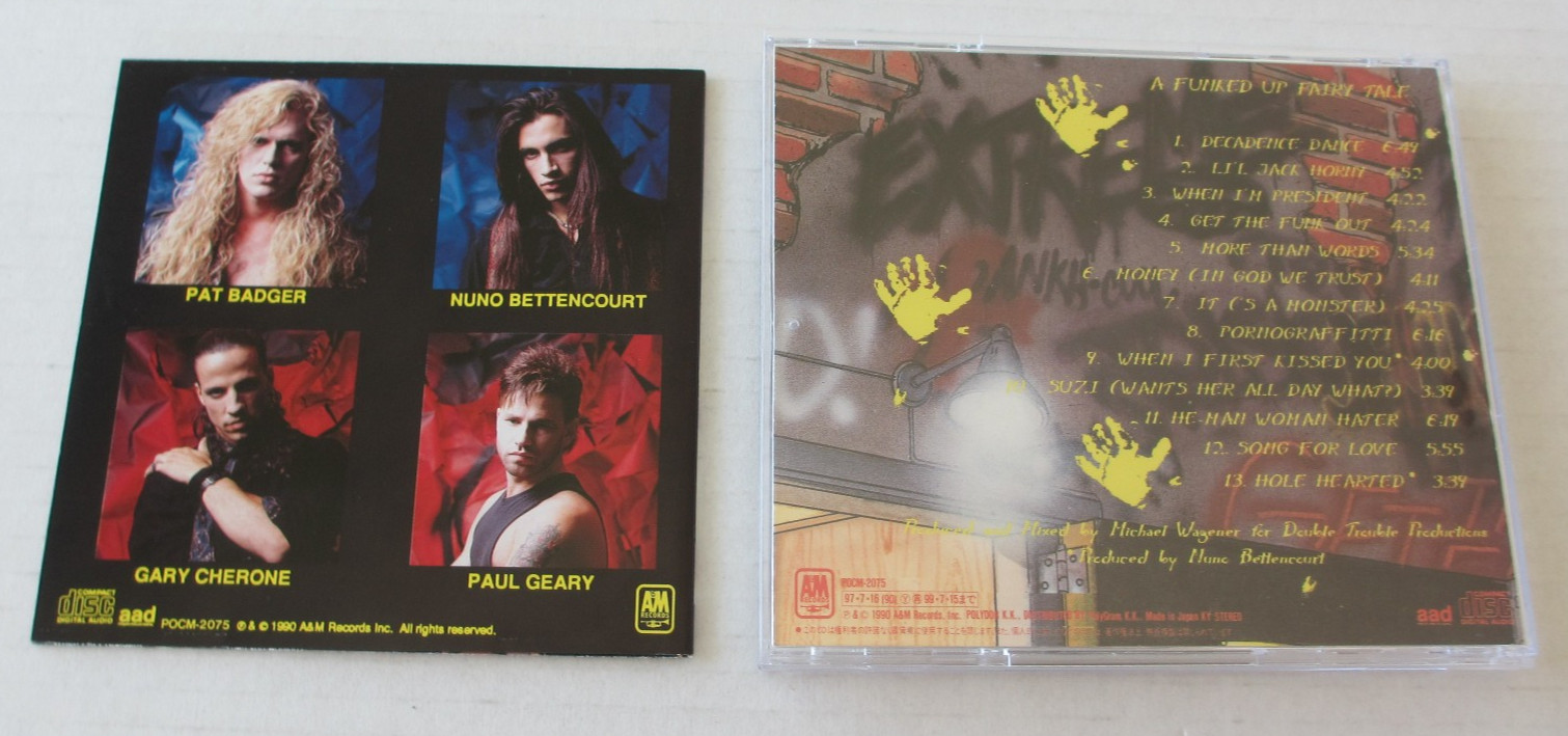 EXTREME- PORNOGRAFFITTI CD ORIGINAL JAPAN 1997 w/OBI 80s HAIR METAL GLAM POISON