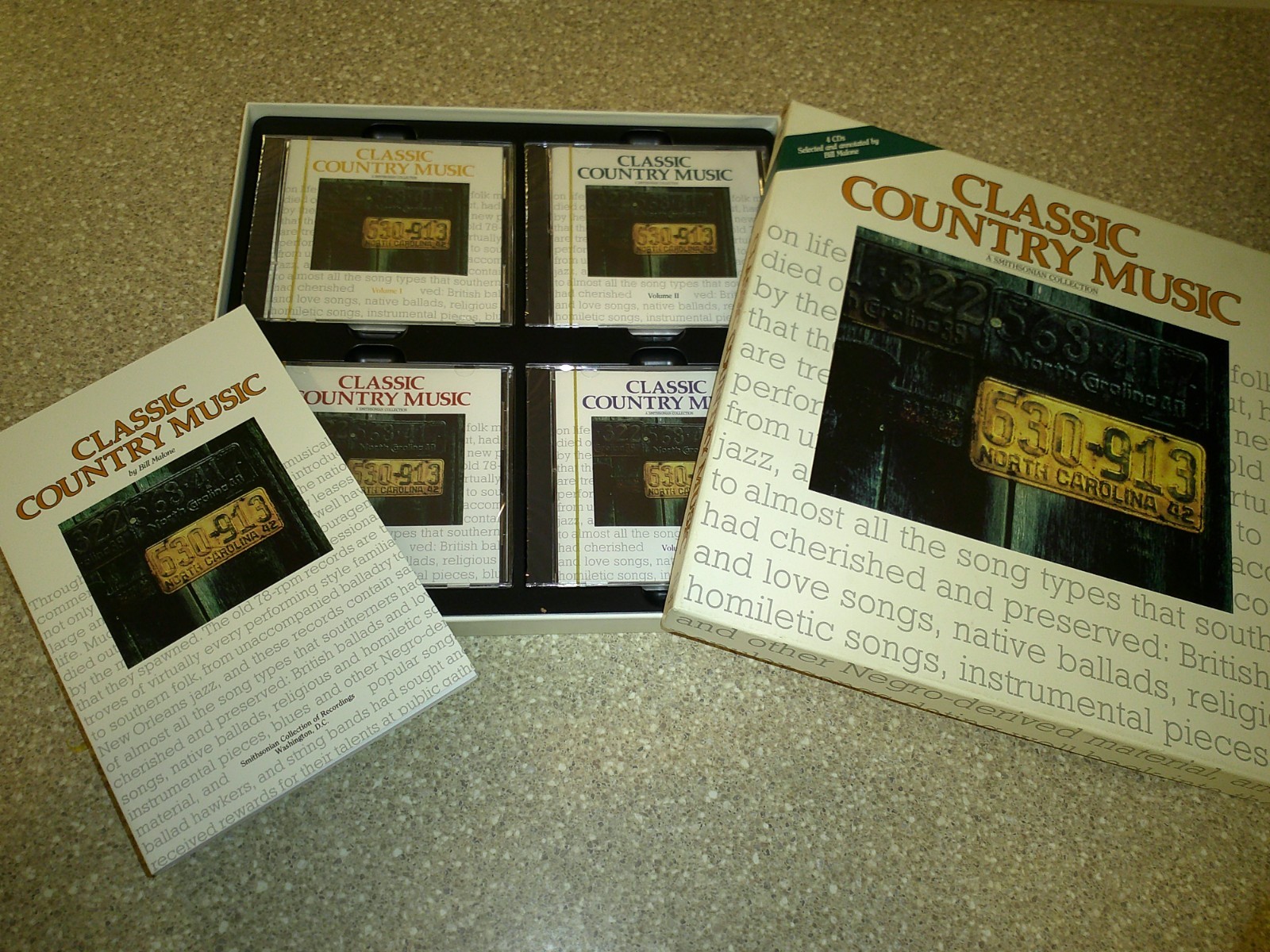 Classic Country Music A Smithsonian Collection 4 CD BOX Set Bill Malone W/Book!