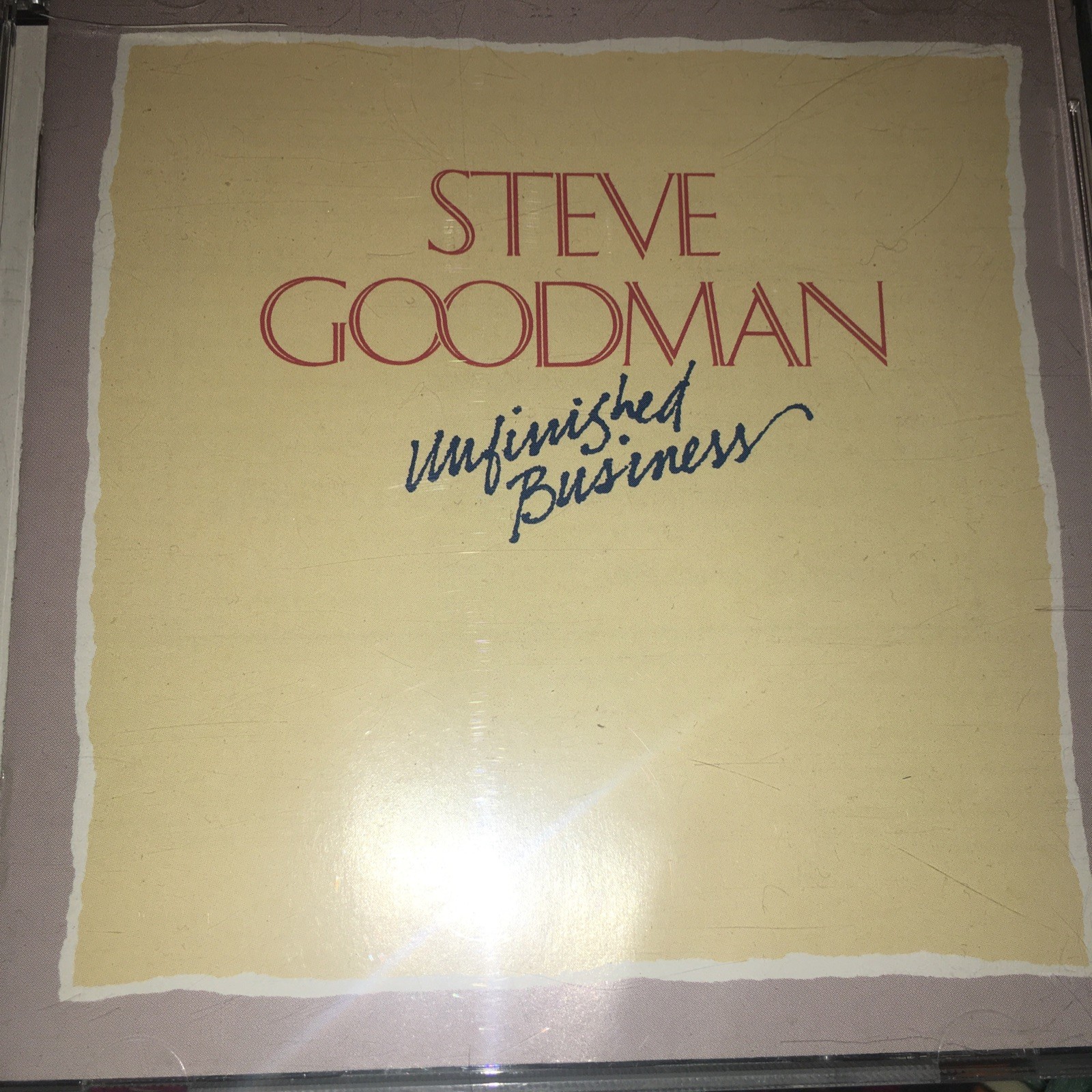 Unfinished Business by Steve Goodman (CD, 1989)