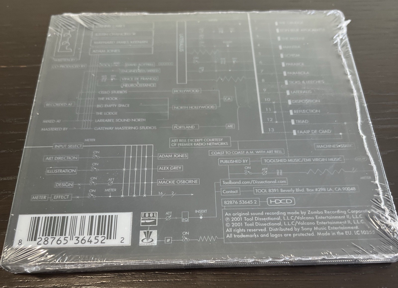 Lateralus by Tool (CD, 2007) METAL PROG MAYNARD JONES CAREY CHANCELLOR PARABOLA