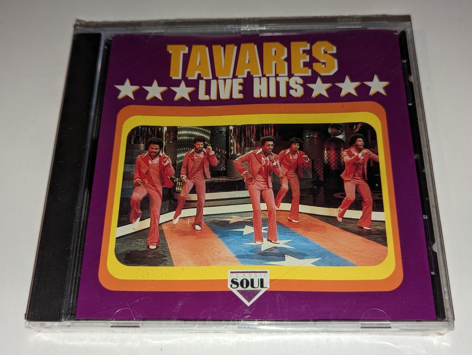 *NEW/SEALED* Tavares "Live Hits" Classic Soul CD 13 Songs 1994 Charly Disco