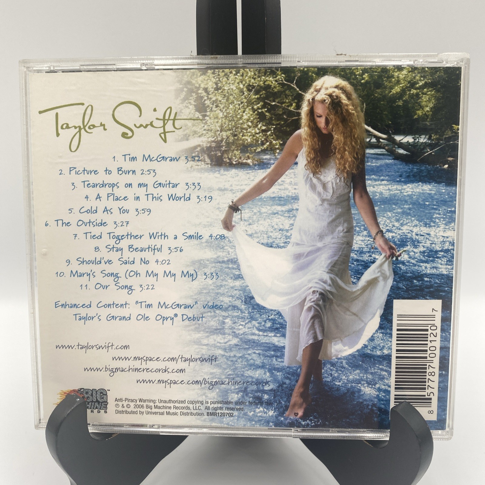 Taylor Swift: Debut Self Titled (CD, 2006) Original Uncensored Lyrics RARE OOP