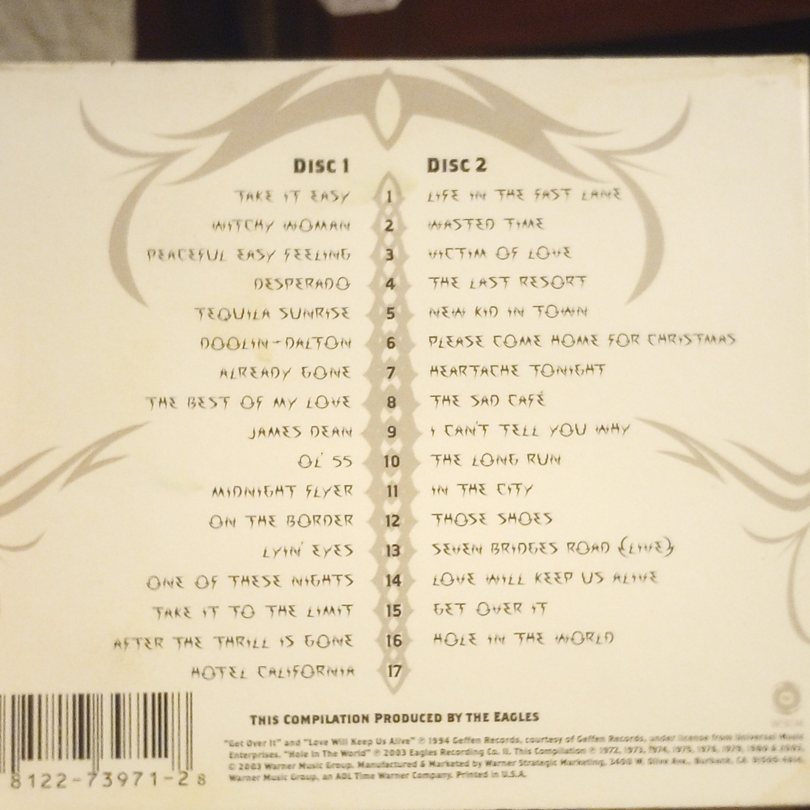 The Very Best of the Eagles - Audio CD By Eagles - GOOD