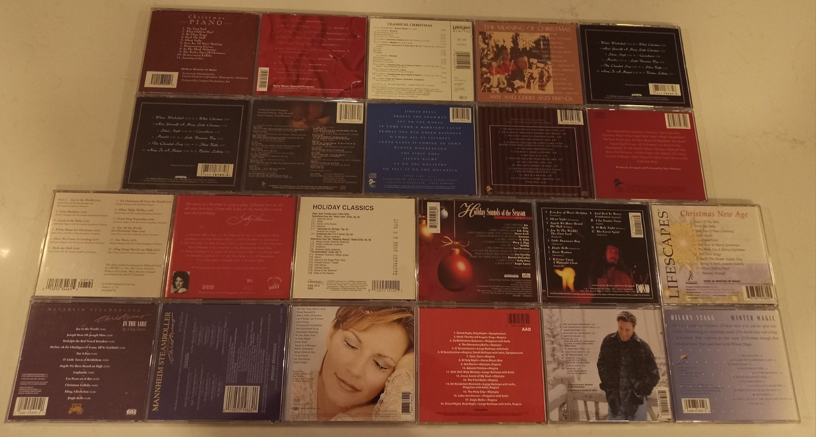 Christmas CDs (Lot of 22)-B.B. King, Kenny G, Mannheim Steamroller & Many More!