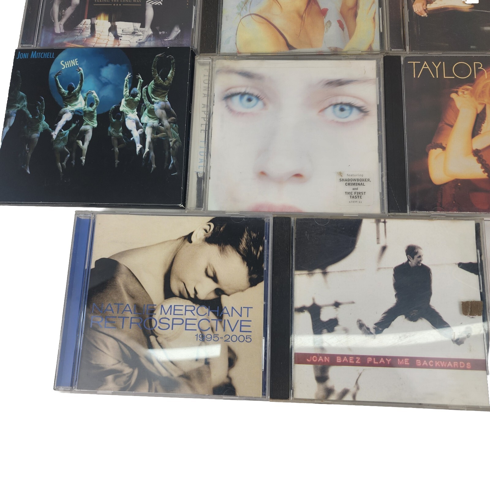 Lot 11 CDs Female Singer Songwriter Joni Mitchell Fiona Apple Bonnie Raitt