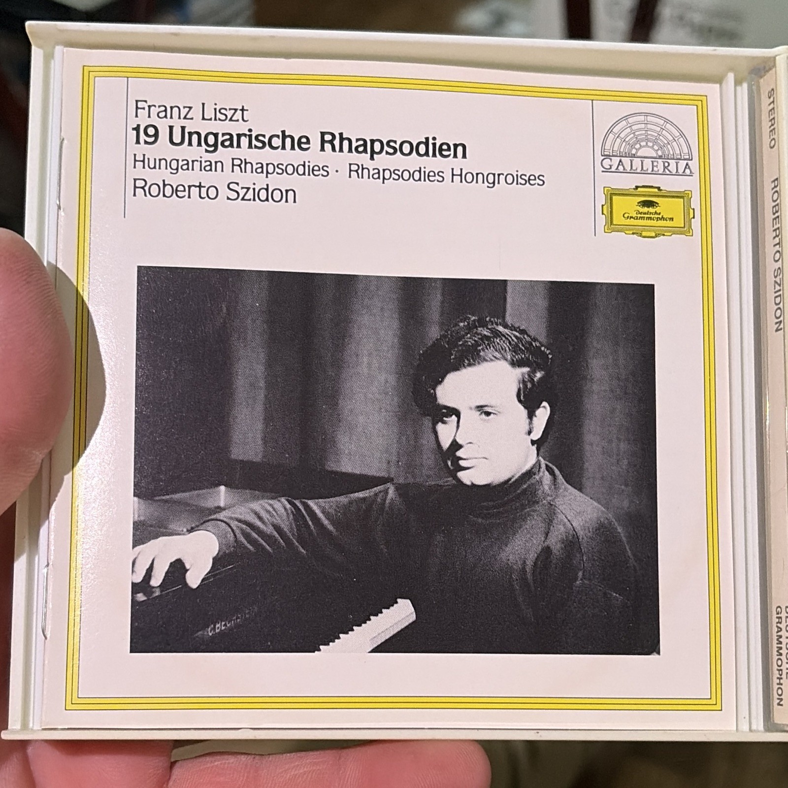 Deutsche Grammophon Liszt 19 Rhapsodien Szidon 2CD 1973 full silver discs