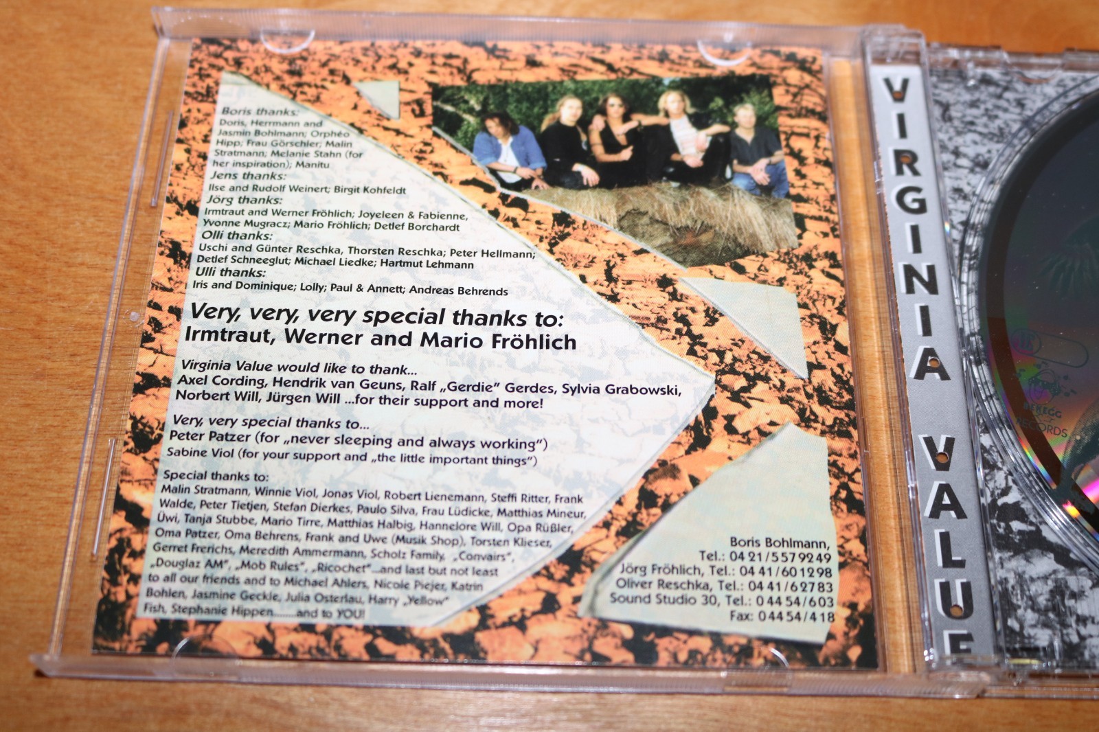 VIRGINIA VALUE Miles Away CD German AOR Melodic Hard Rock FRONTLINE Bonfire 1995