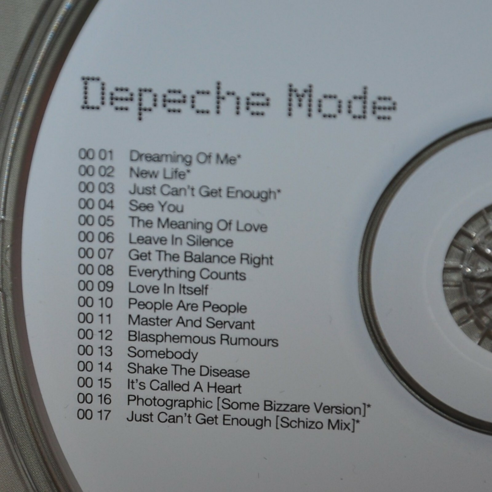 Depeche Mode CD The Singles 1981-1985 1998 Reprise Records People Are People