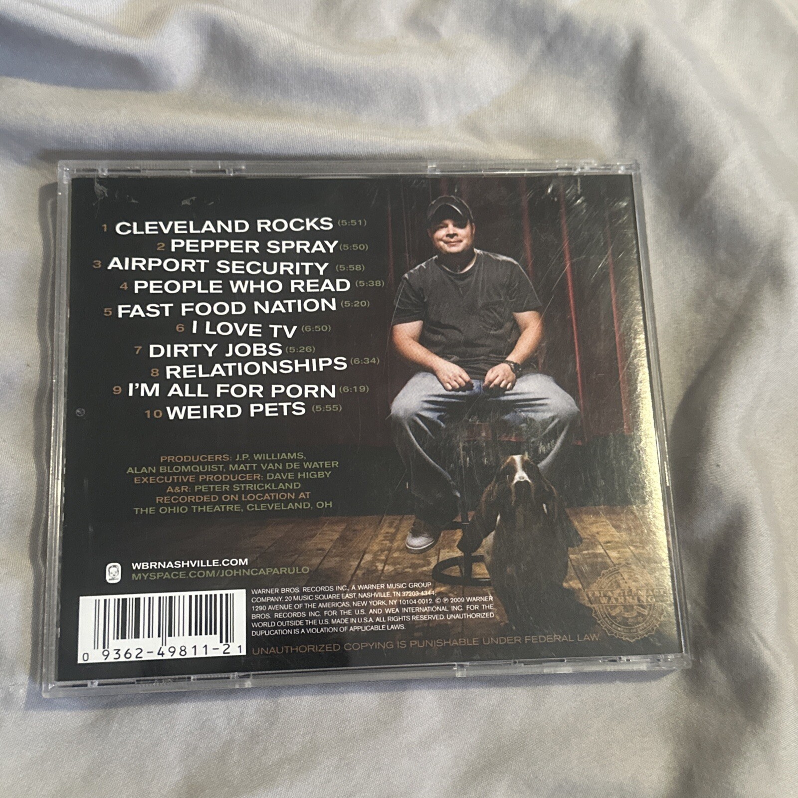 Meet Cap by John Caparulo CD 2009 Disc / Case is Acceptable VERY GOOD