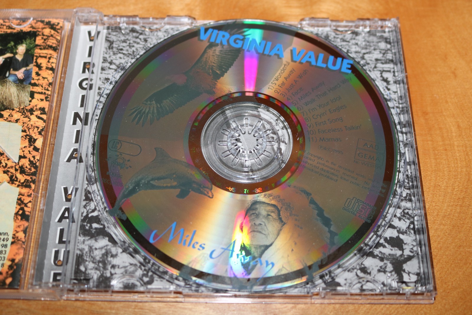 VIRGINIA VALUE Miles Away CD German AOR Melodic Hard Rock FRONTLINE Bonfire 1995