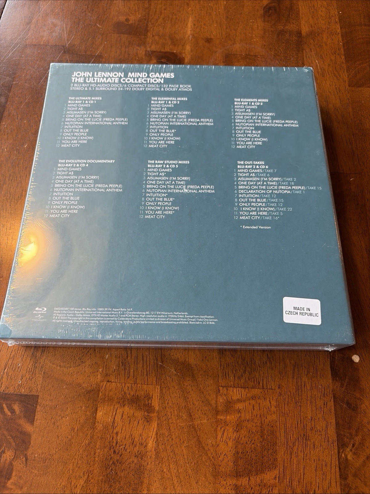 JOHN LENNON MIND GAMES [THE ULTIMATE COLLECTION] [DELUXE BOX SET] [6 CD/2 BLU-RA