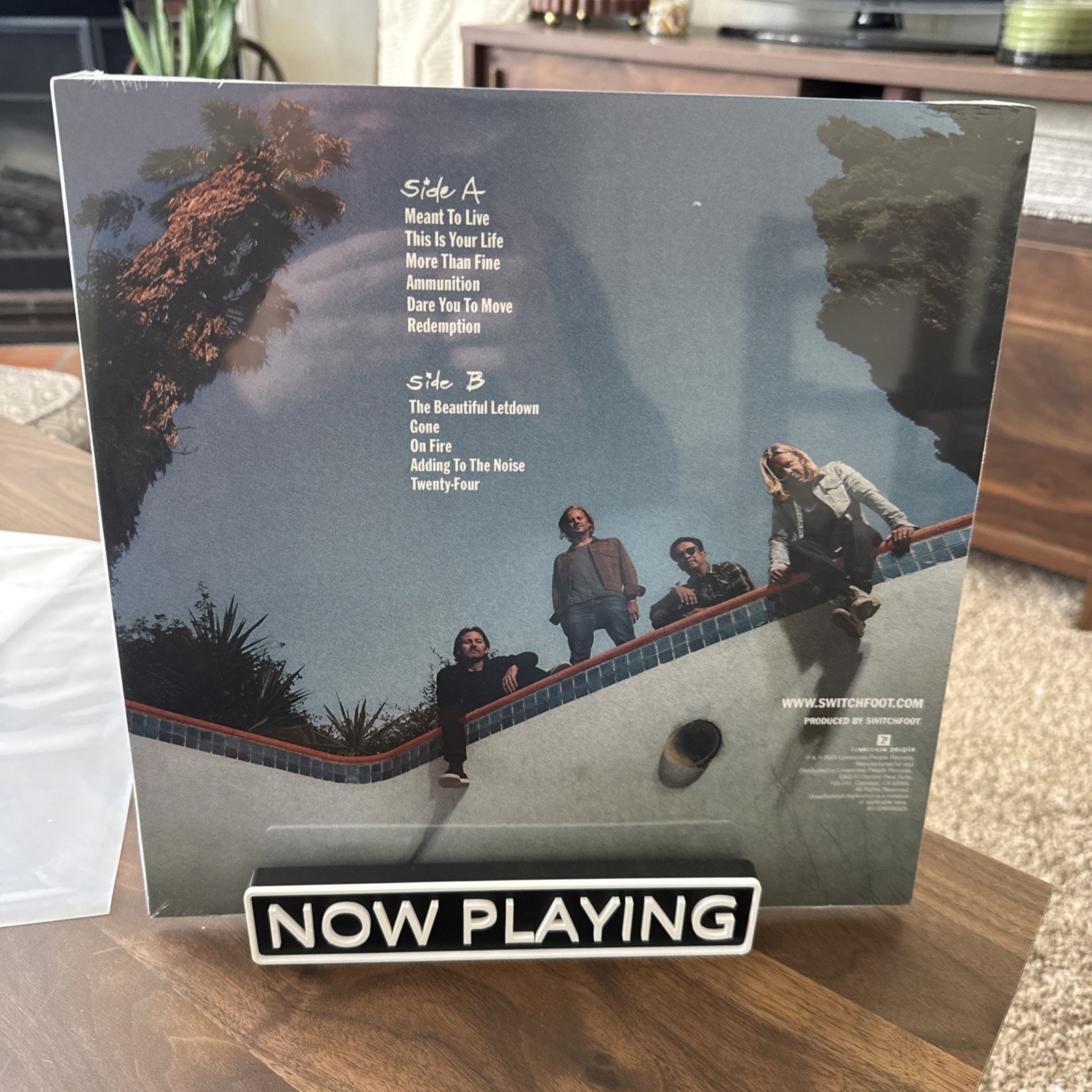Switchfoot The Beautiful Letdown Orange Swirl Colored Vinyl Record New & Sealed!