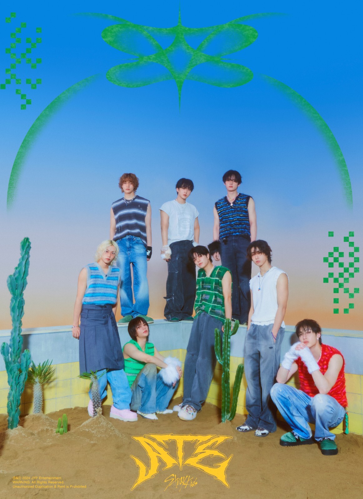 K-POP STRAY KIDS Mini Album [ATE] Accordion Ver CD+P.Book+Lyrics+P.Card+Lip Card