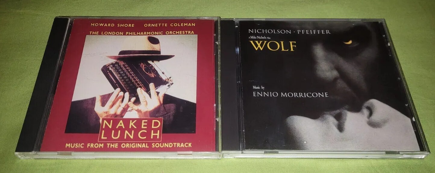 Dark City Dracula Clockwork Orange Naked Lunch Wolf Score Soundtrack CD Lot