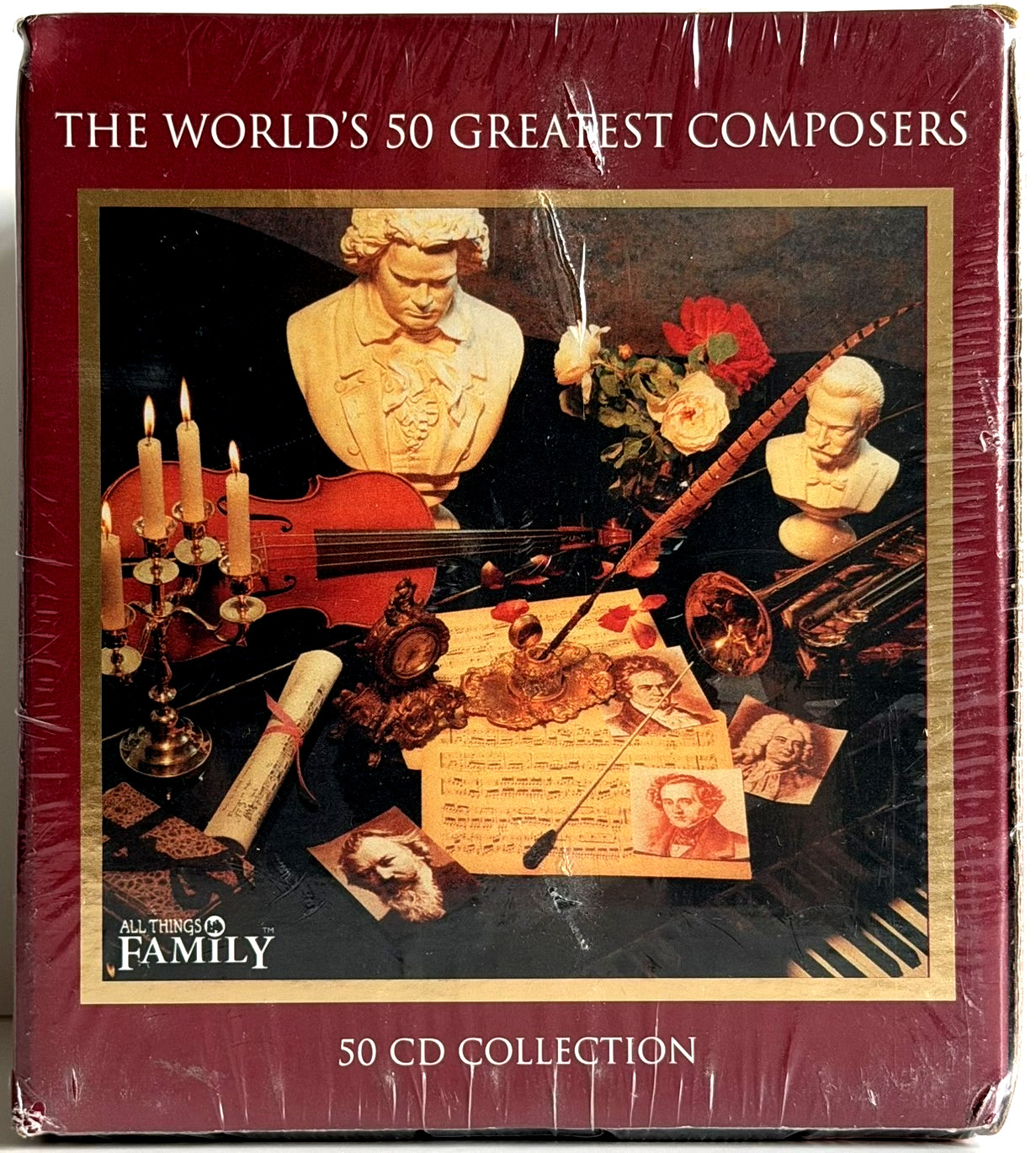 The World's 50 Greatest Composers 50 CD Collection Factory Sealed Box Set